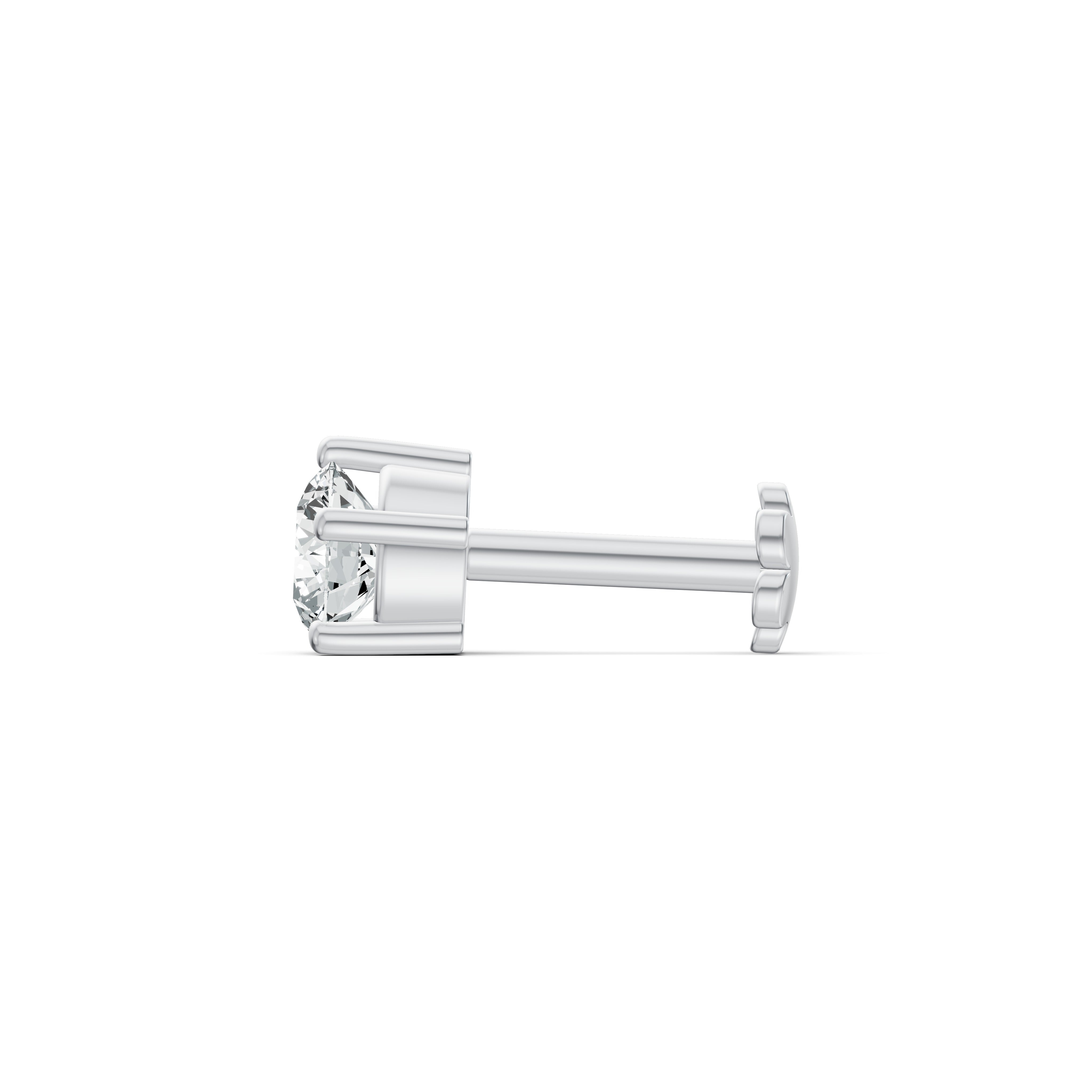 Classic Solitaire Diamond Nosepin