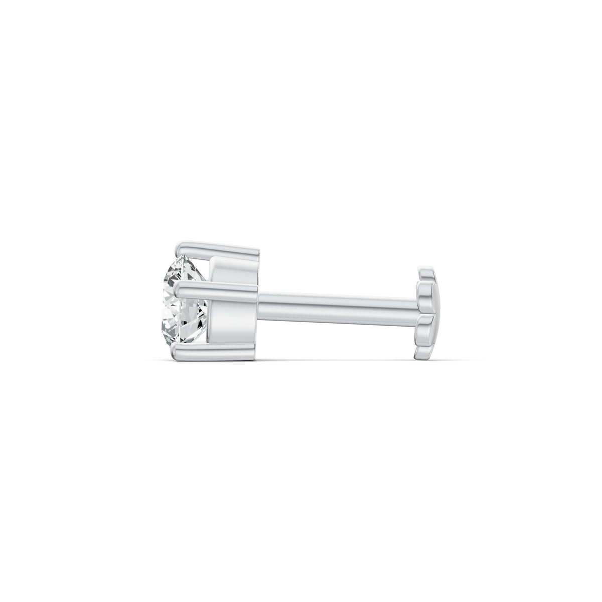 Classic Solitaire Diamond Nosepin