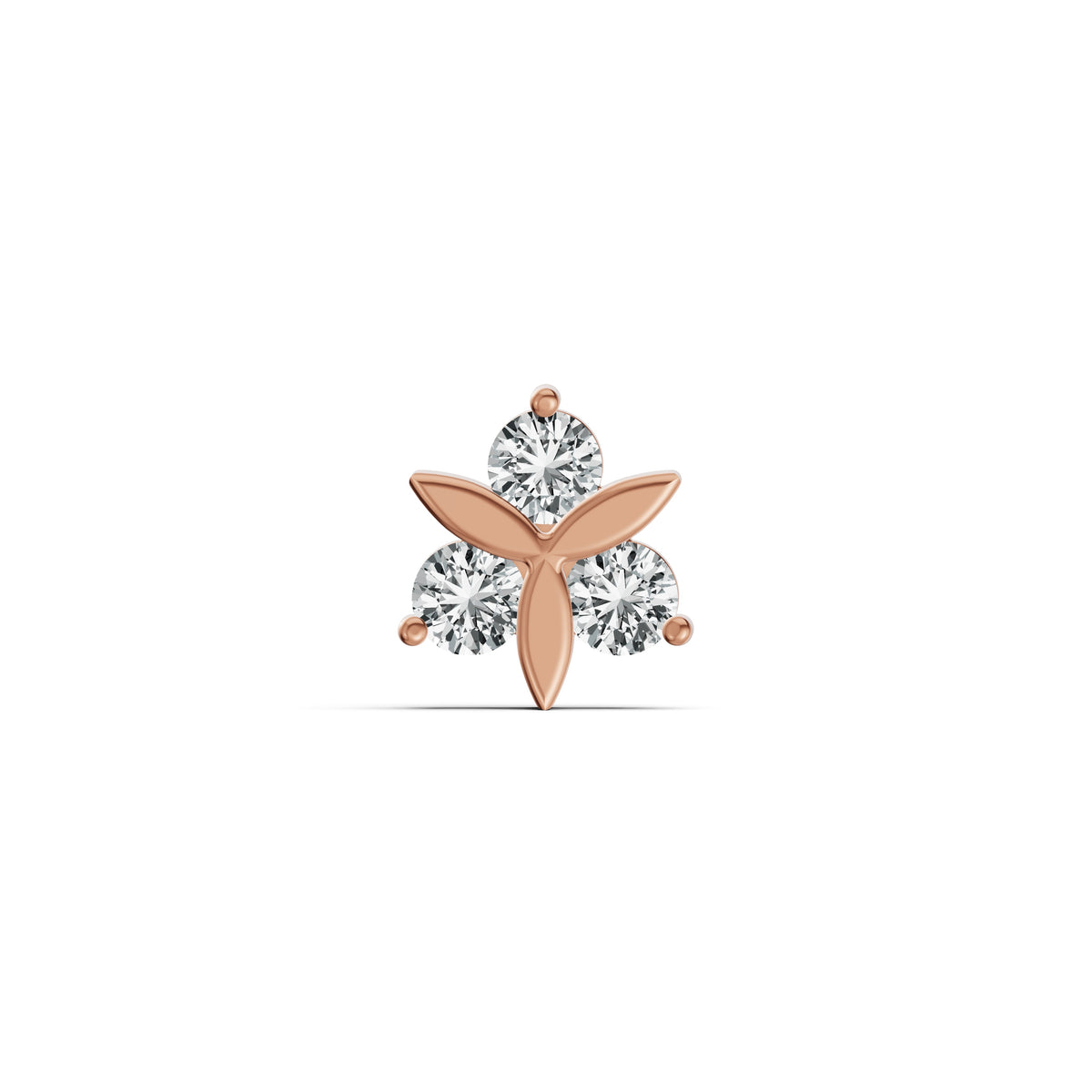 Trillium Diamond Nosepin