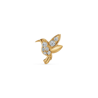 Hummingbird Diamond Nosepin