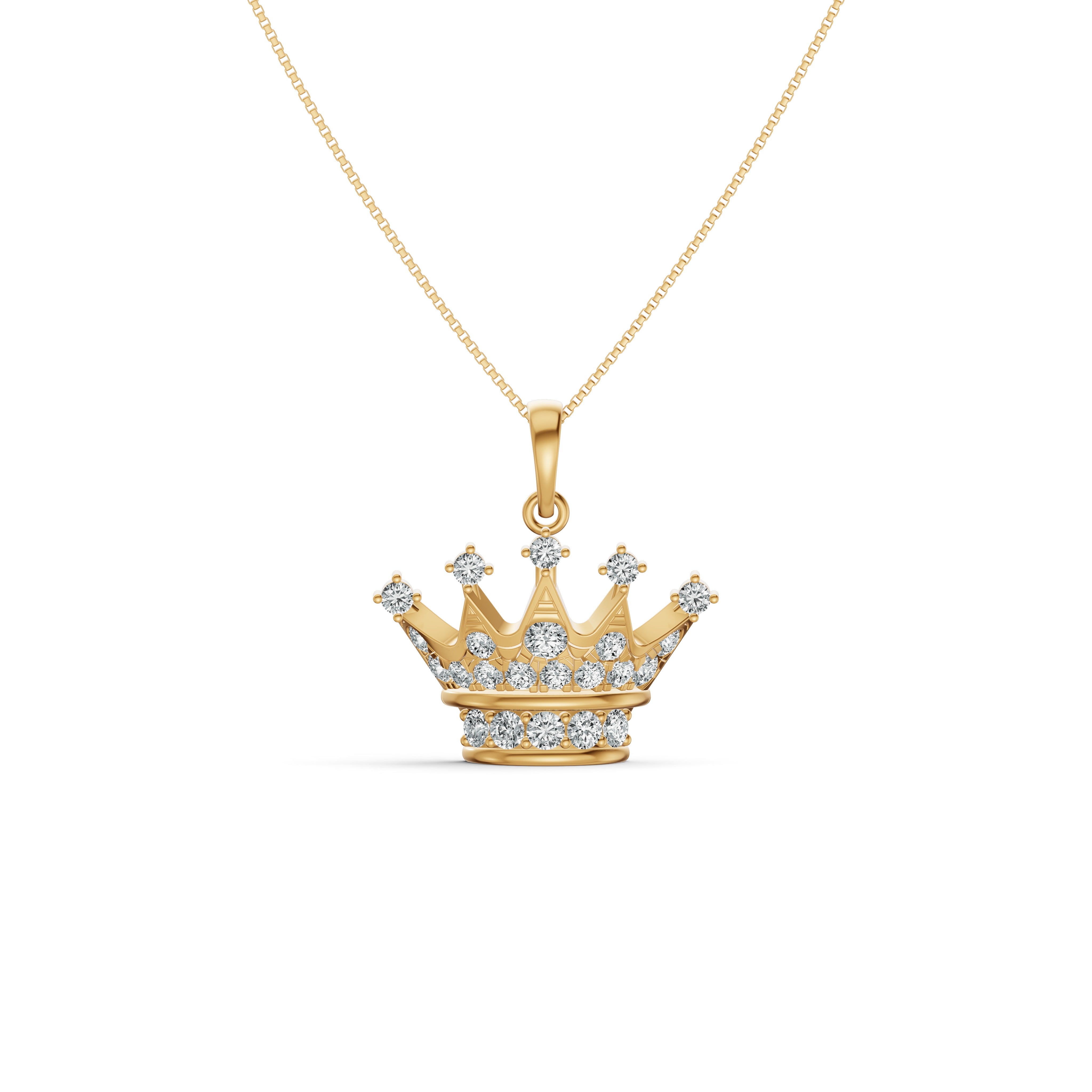 Royal Crown Diamond Pendant