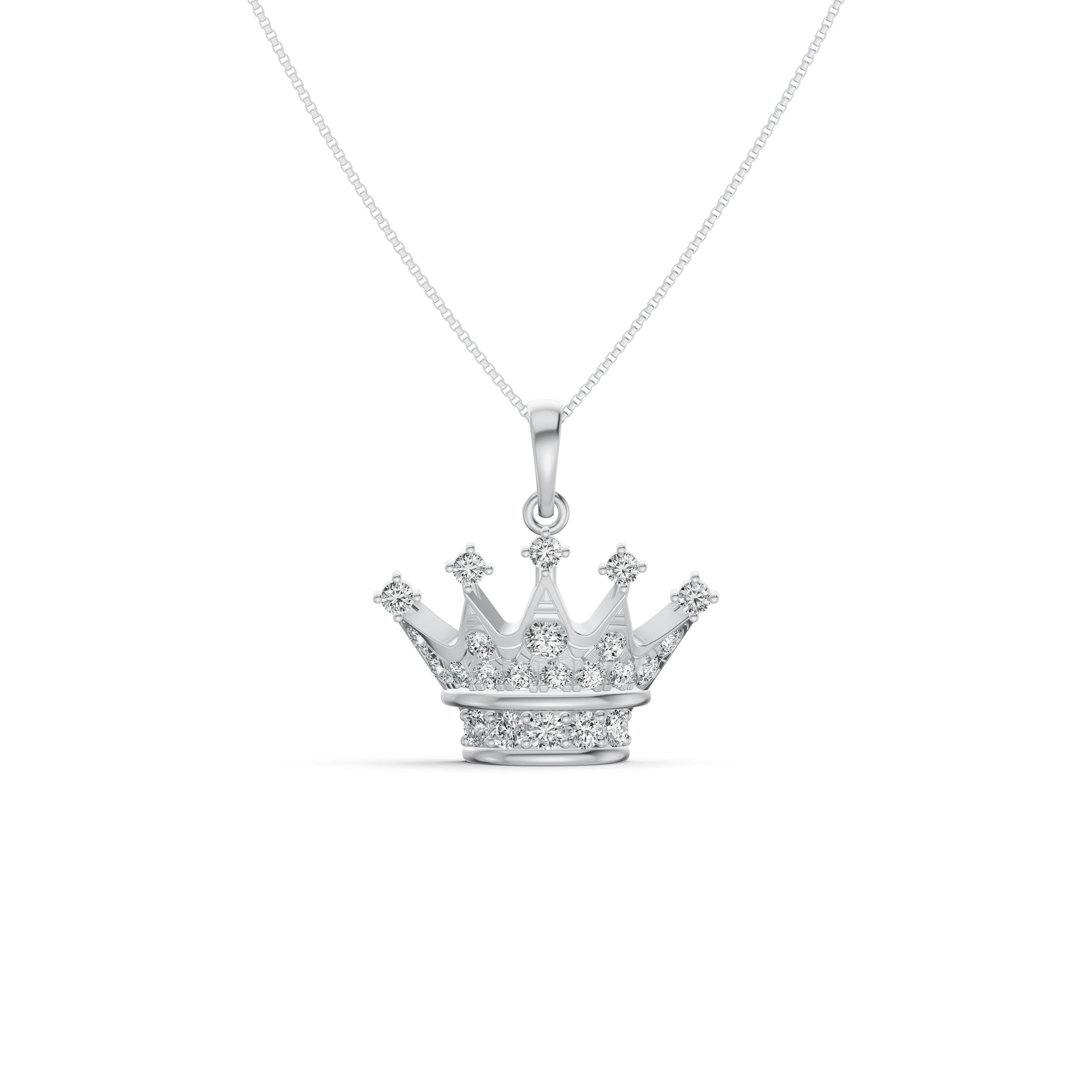 Royal Crown Diamond Pendant
