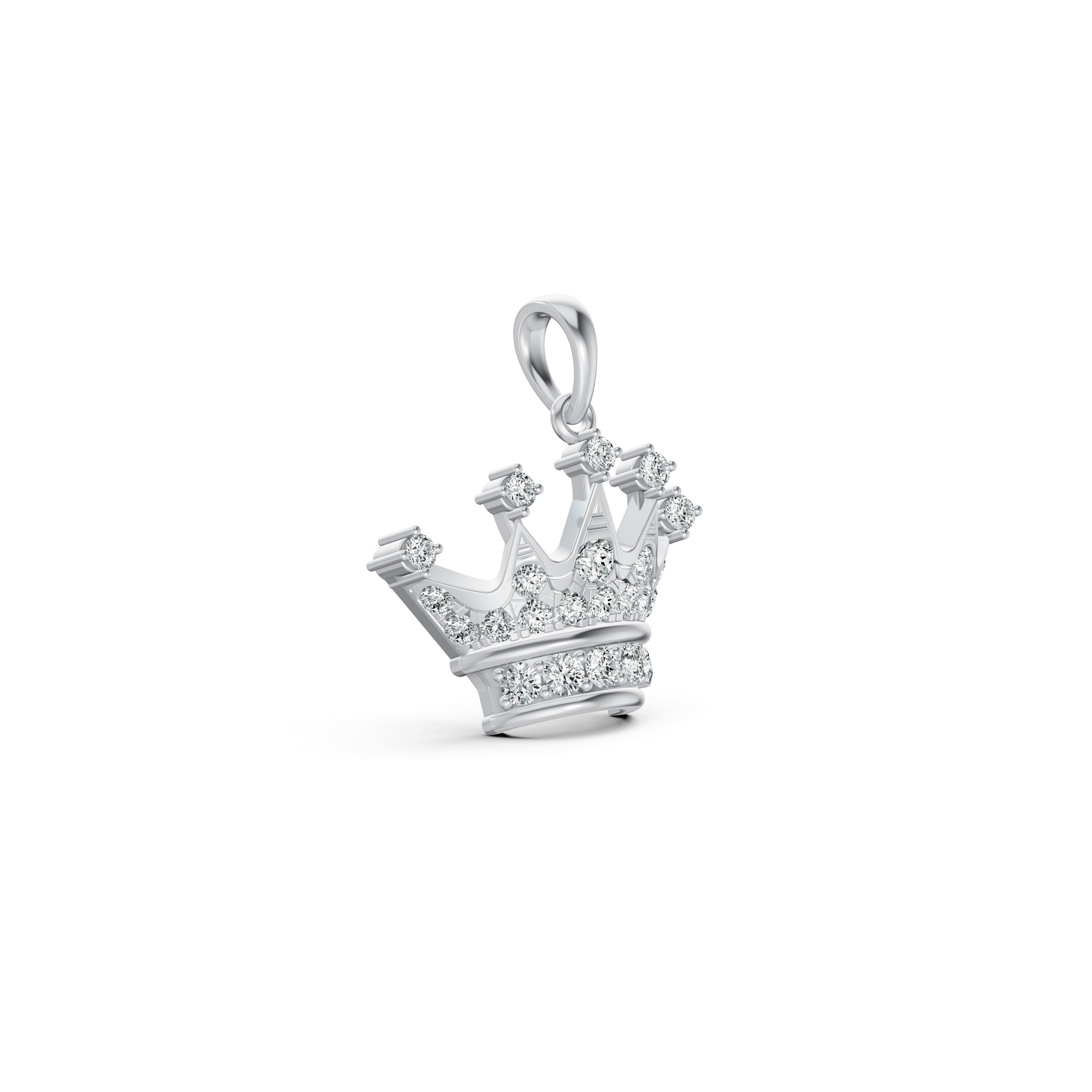 Royal Crown Diamond Pendant