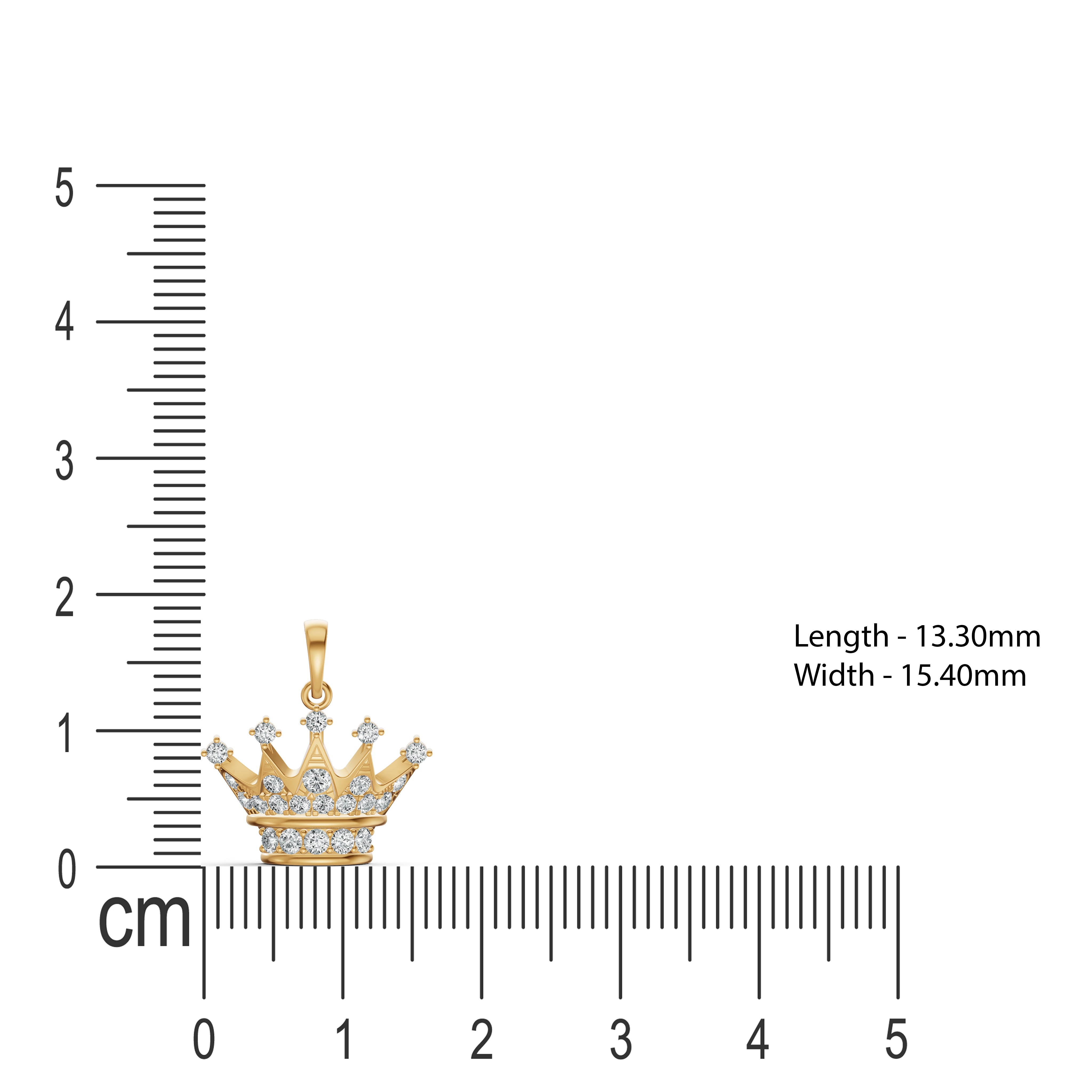 Royal Crown Diamond Pendant