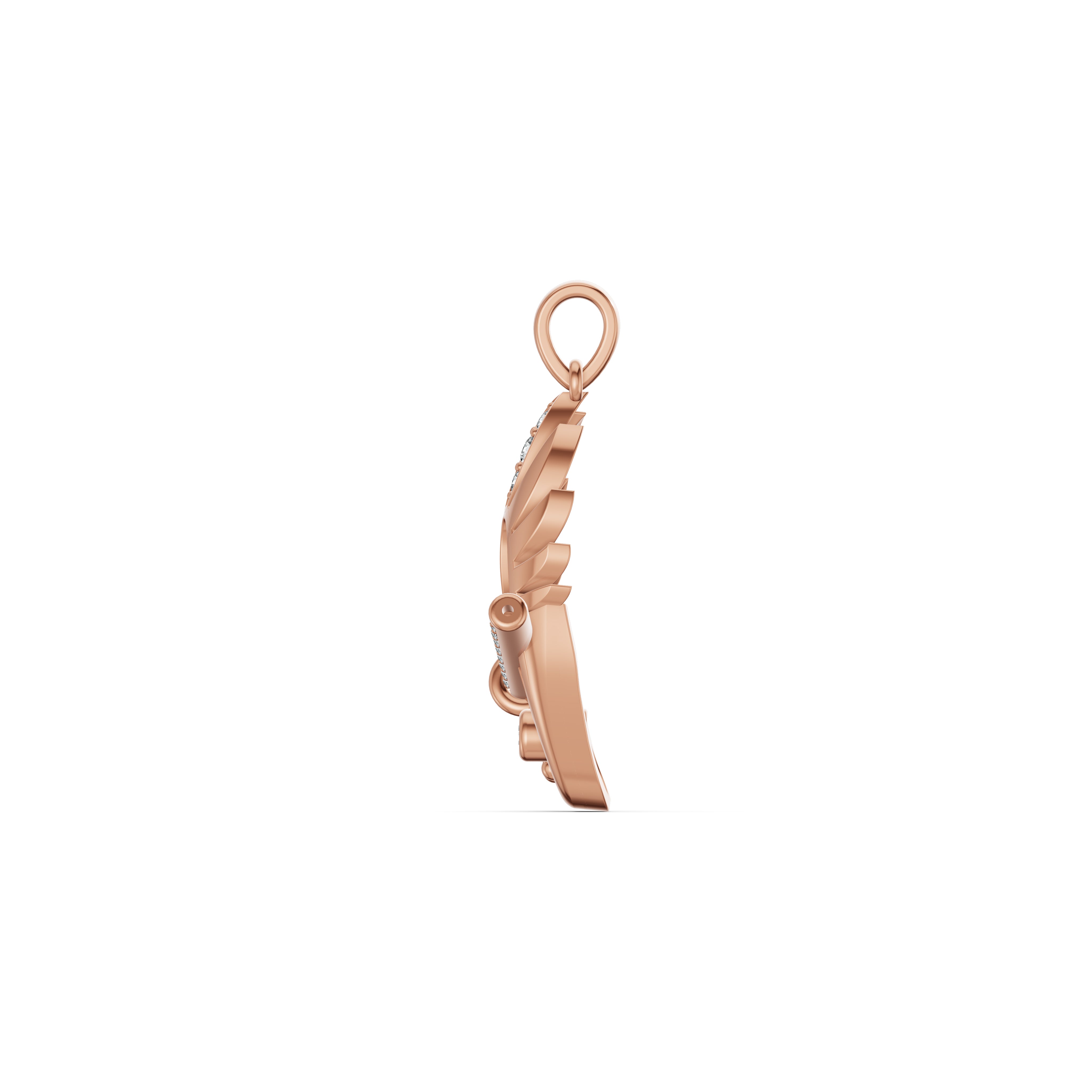 Krishna's Grace Diamond Pendant