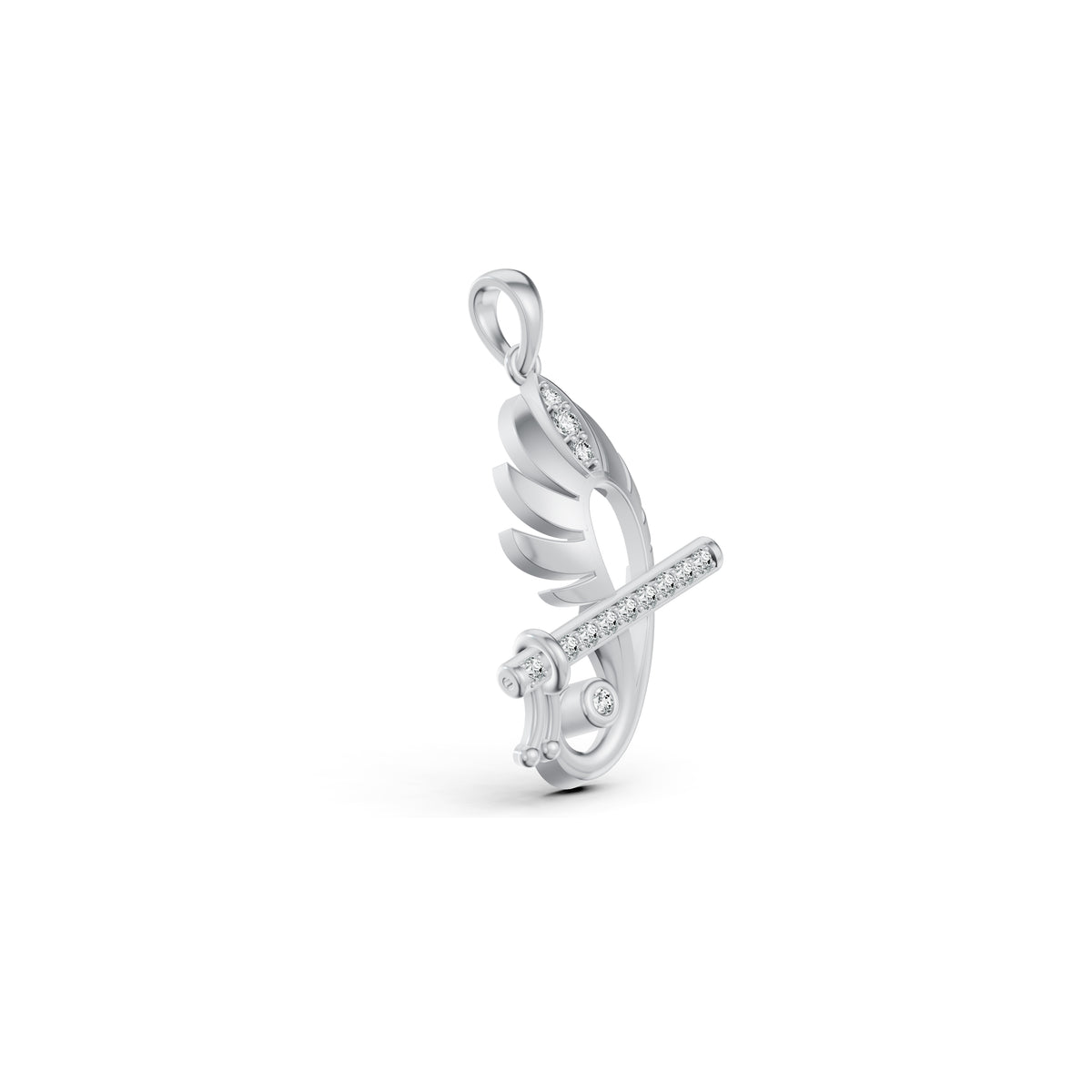 Krishna's Grace Diamond Pendant