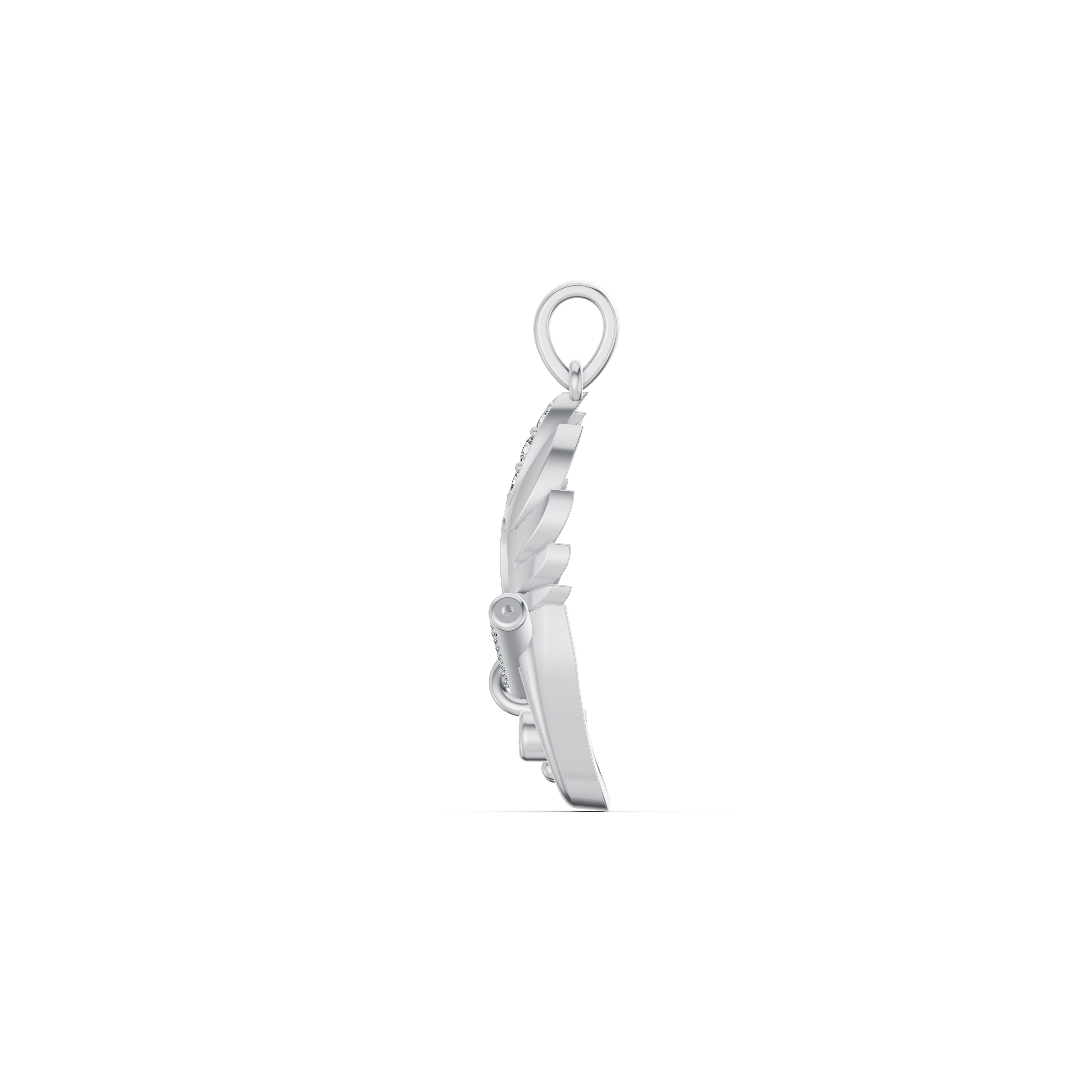 Krishna's Grace Diamond Pendant