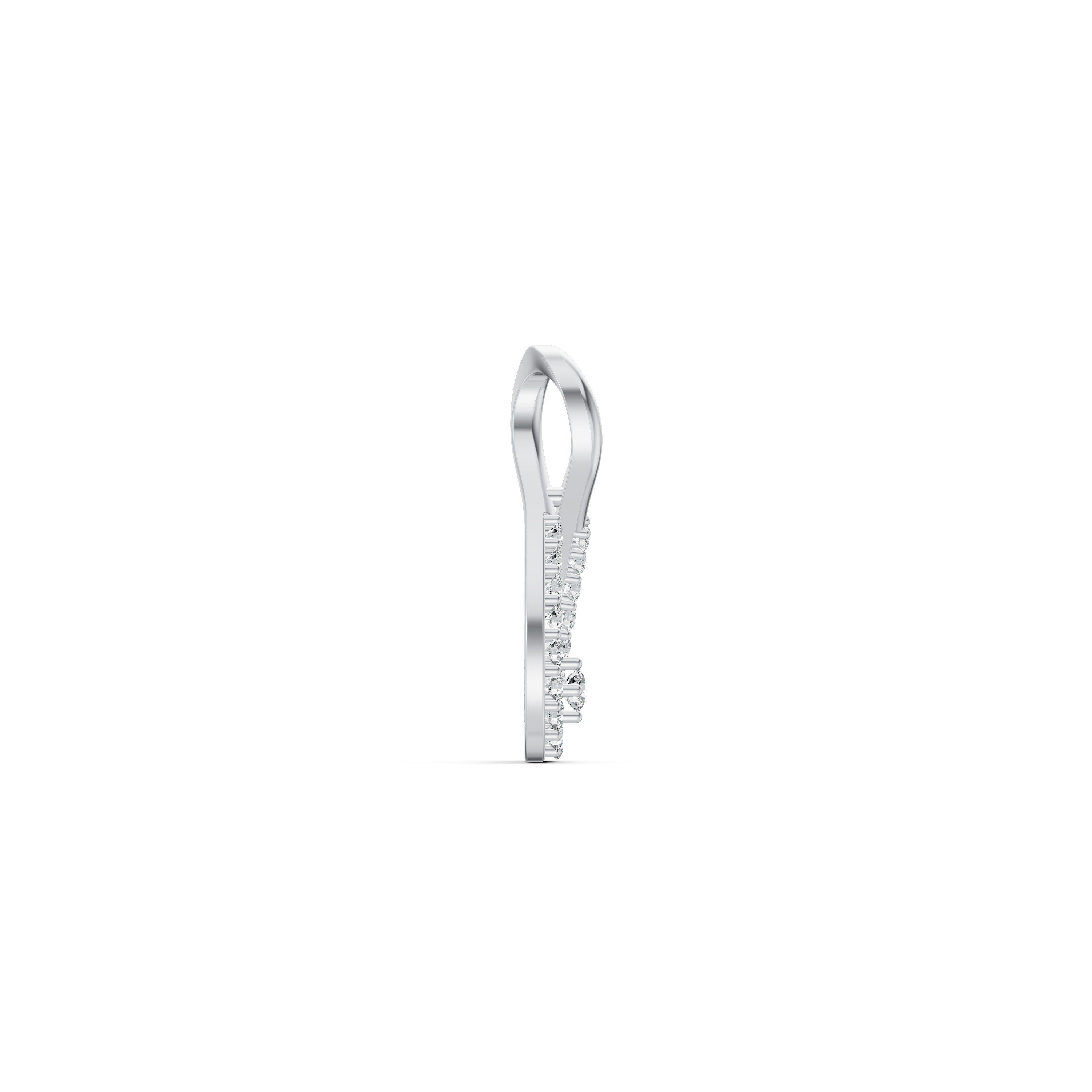 Infinity Drop Diamond Pendant