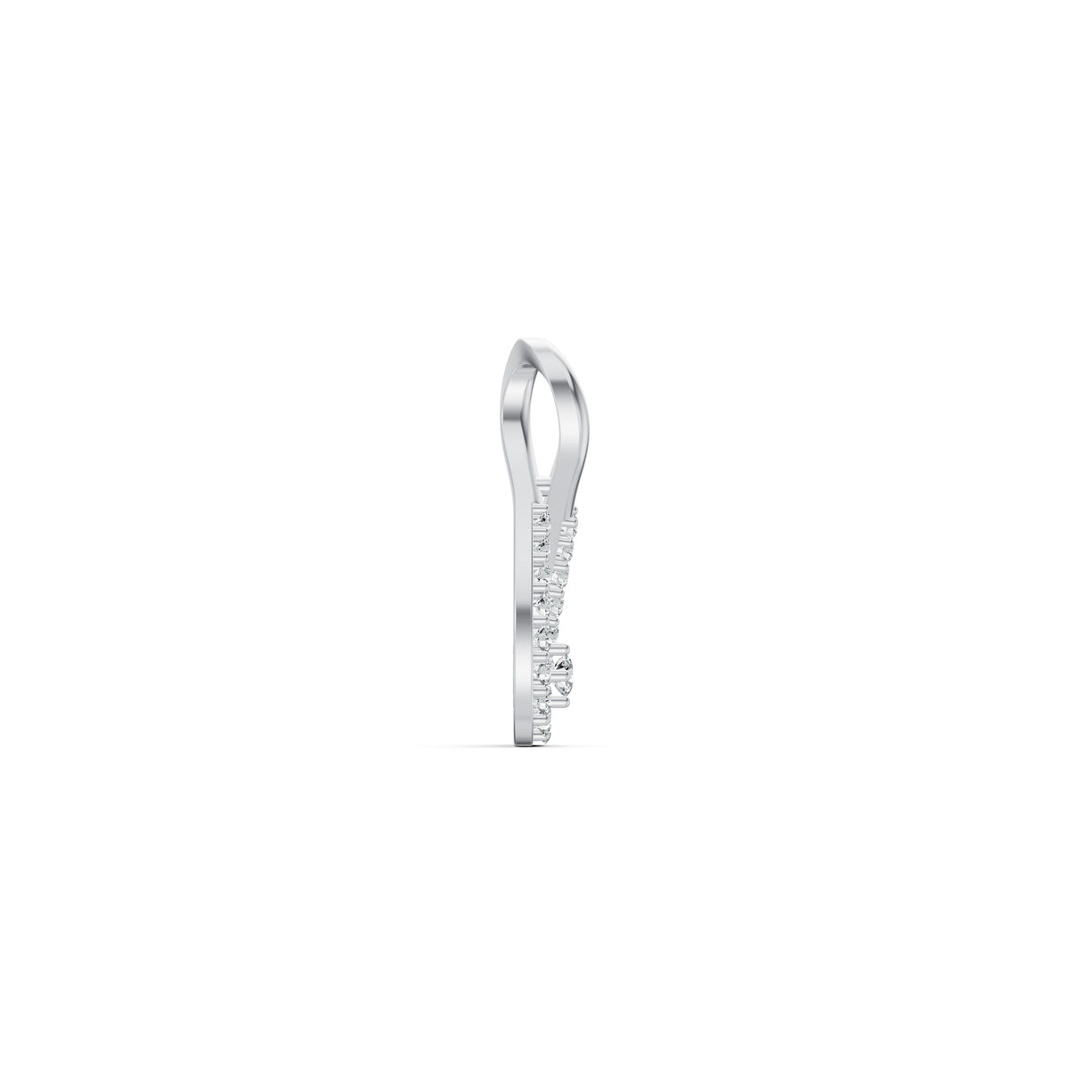 Infinity Drop Diamond Pendant
