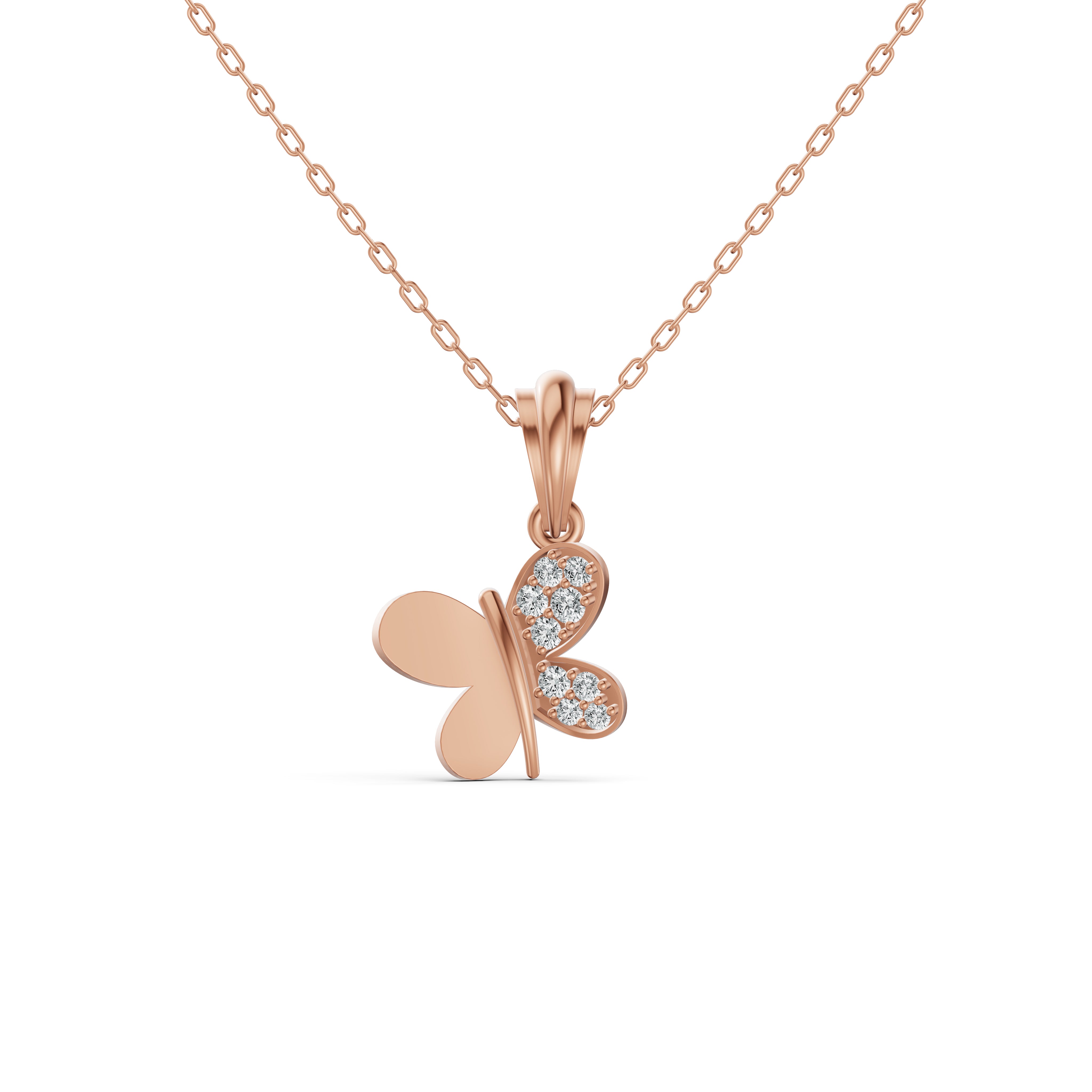 Petite Prong Diamond Pendant for Kids