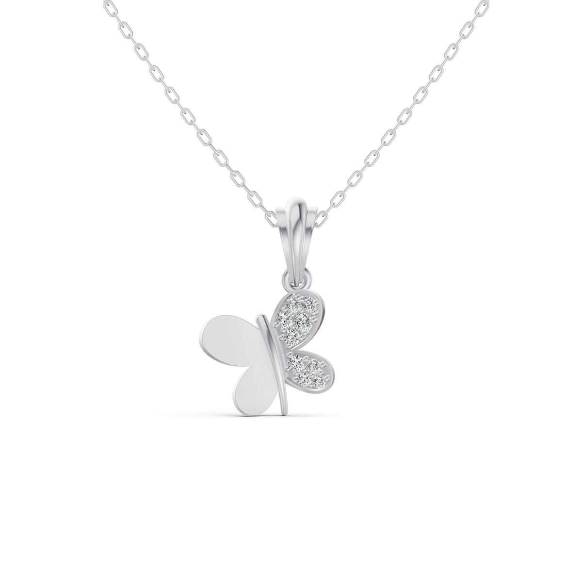 Petite Prong Diamond Pendant for Kids