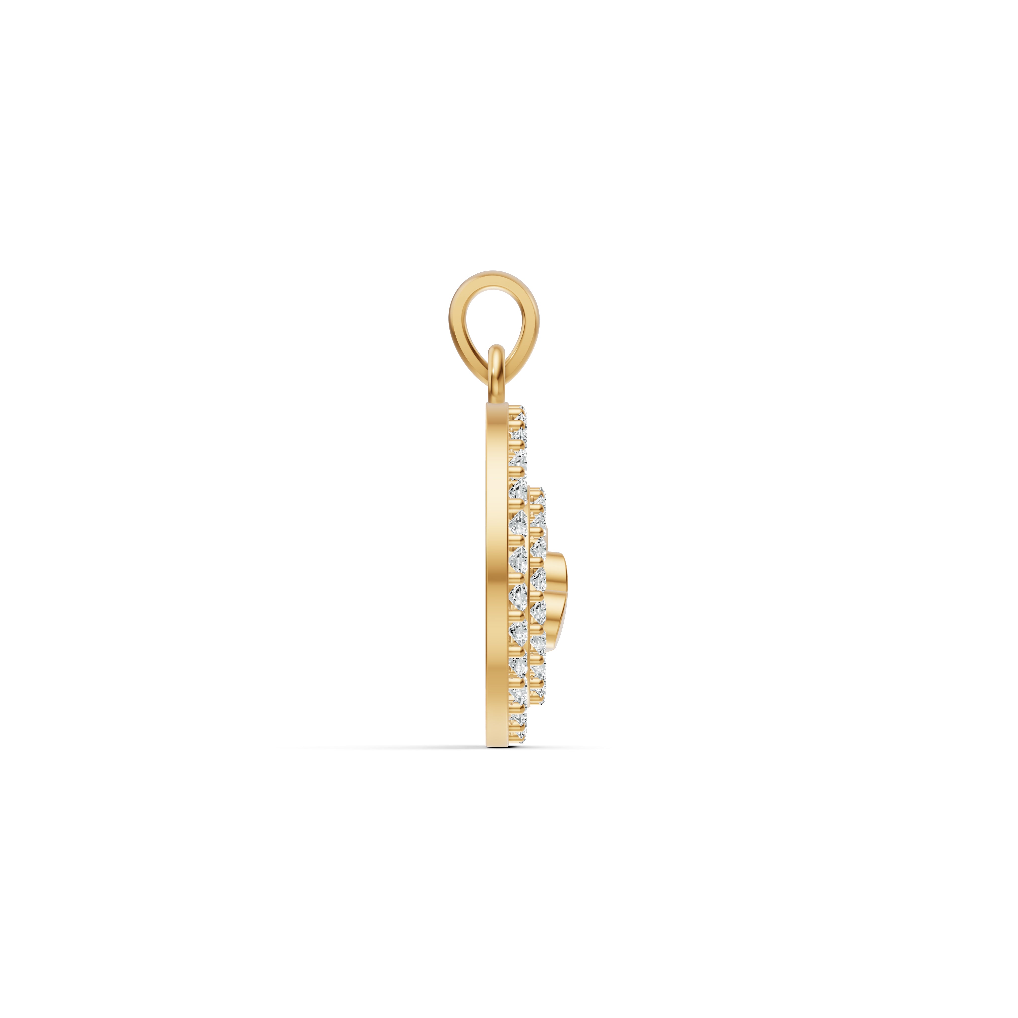 Encircled Heart Diamond Pendant