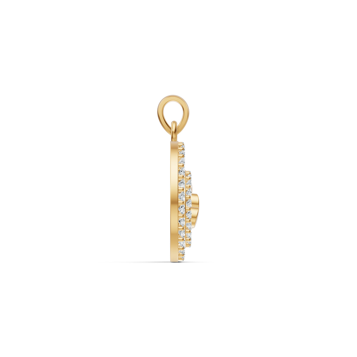 Encircled Heart Diamond Pendant