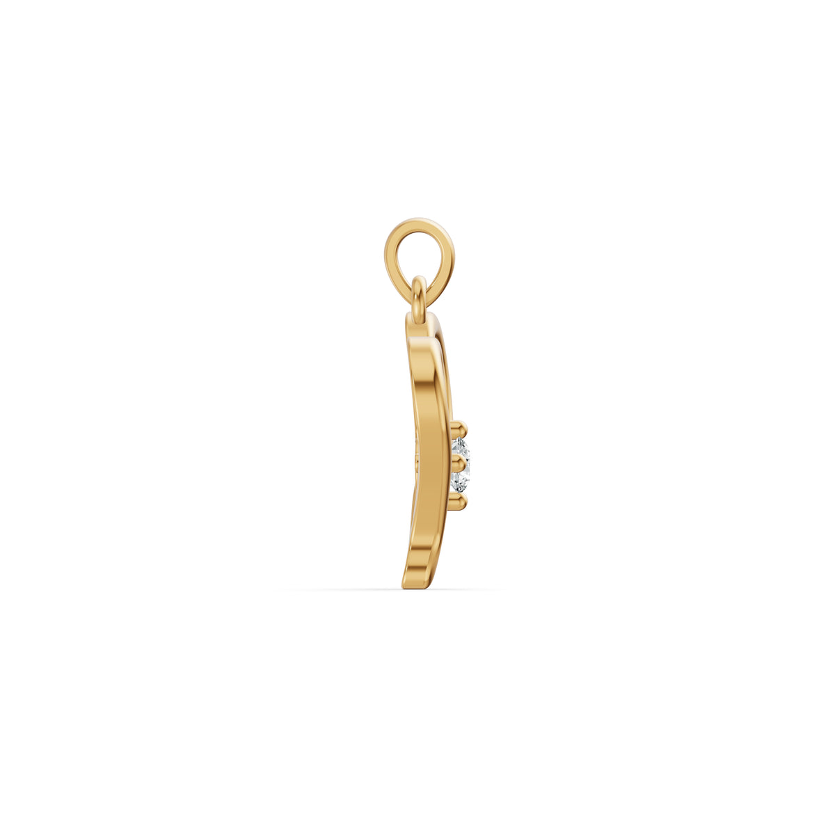 Delicate Heart Diamond Pendant
