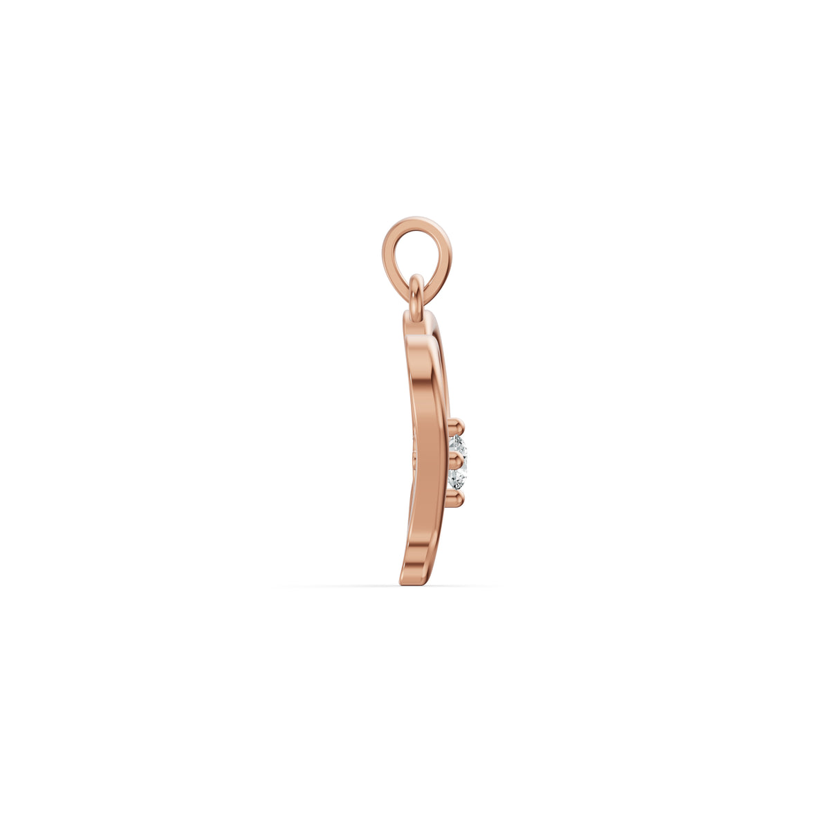 Delicate Heart Diamond Pendant