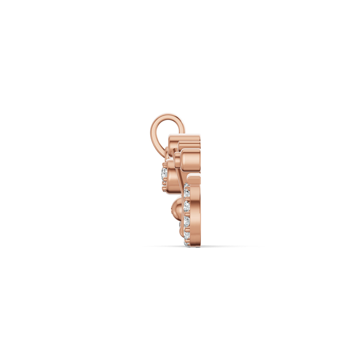 Biker Charm Diamond Pendant