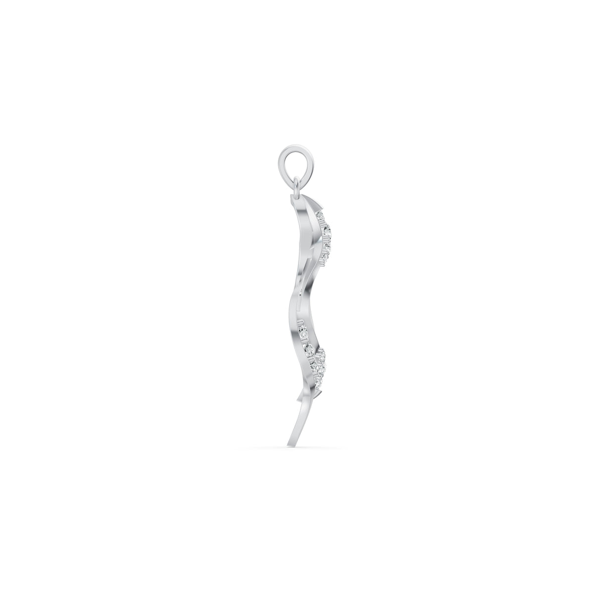 Twisted Grace Diamond Pendant