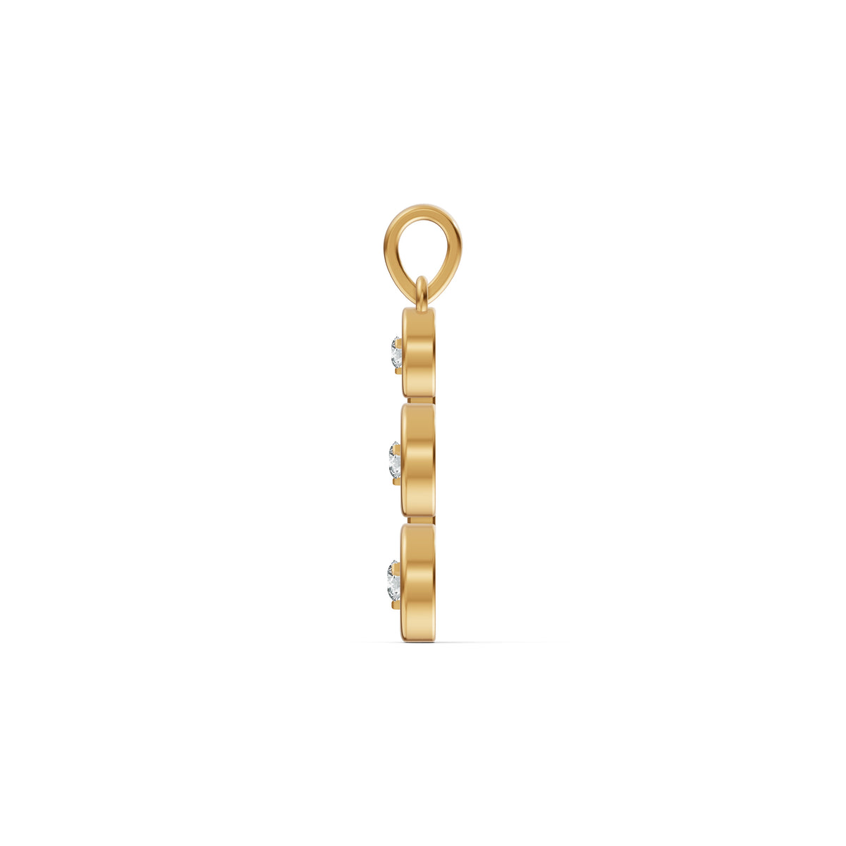 Three Stone Graduated Diamond Pendant