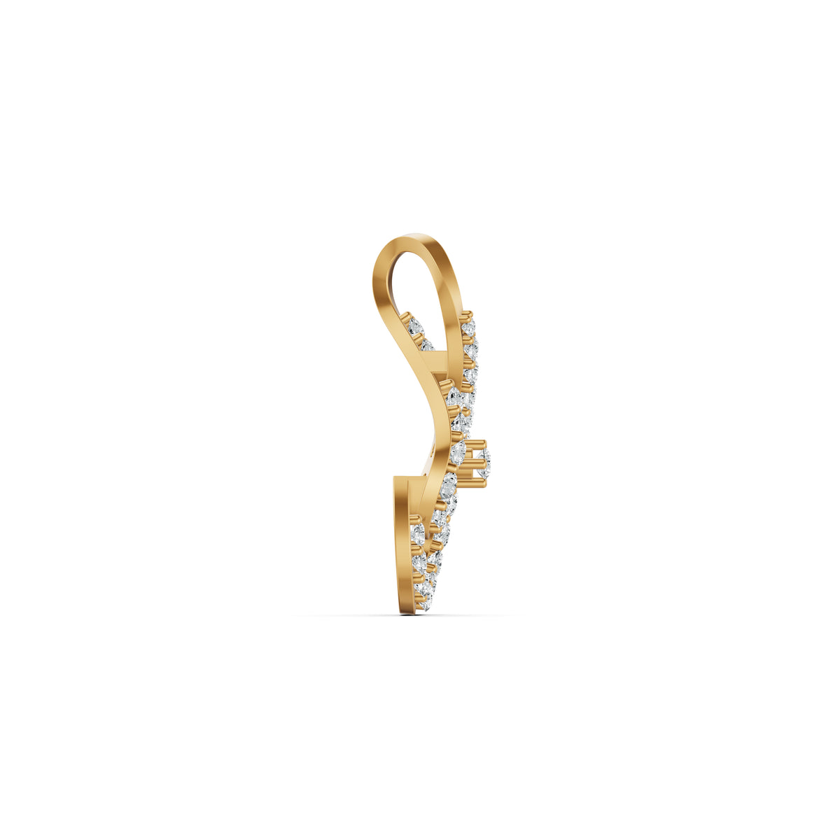Infinity Swirl Diamond Pendant