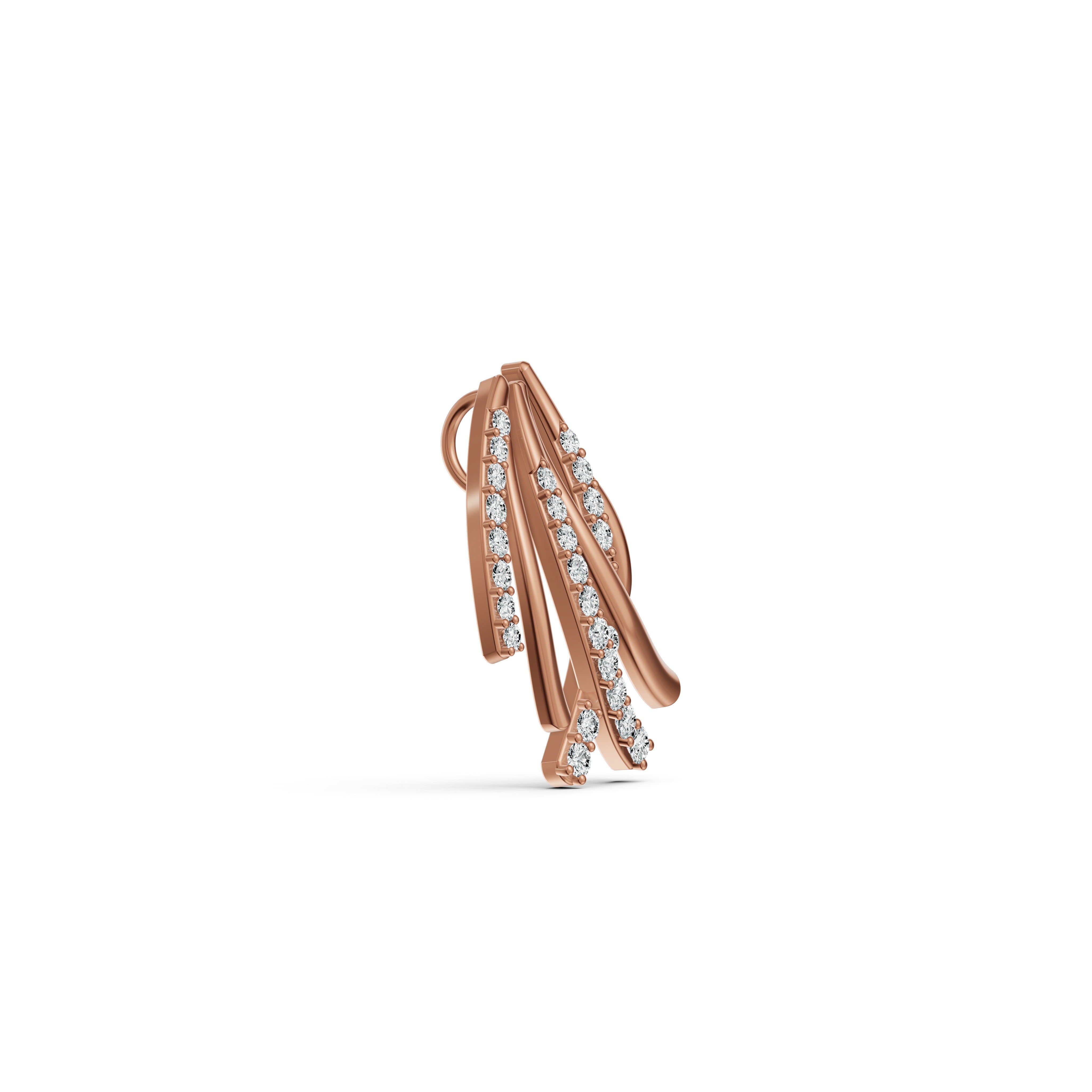 Criss Cross Diamond Pendant