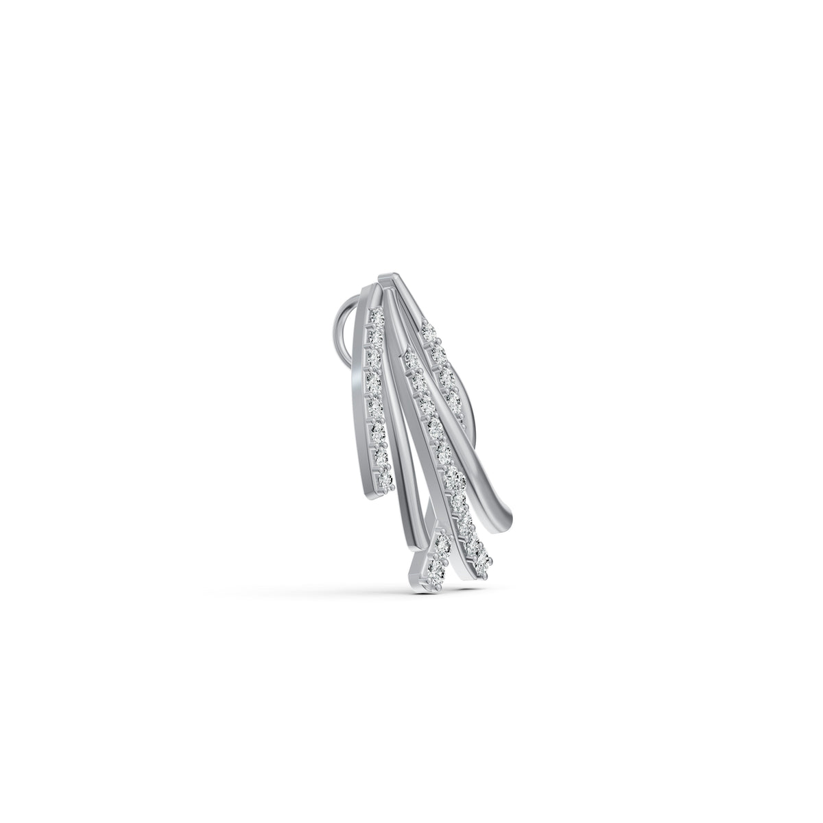 Criss Cross Diamond Pendant