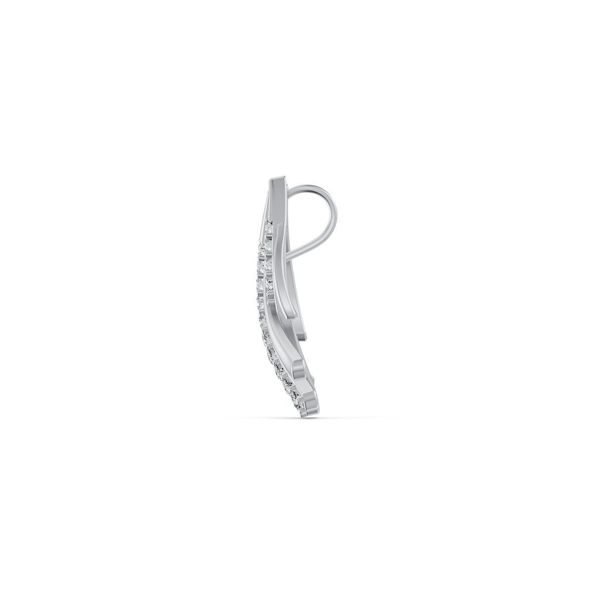Criss Cross Diamond Pendant