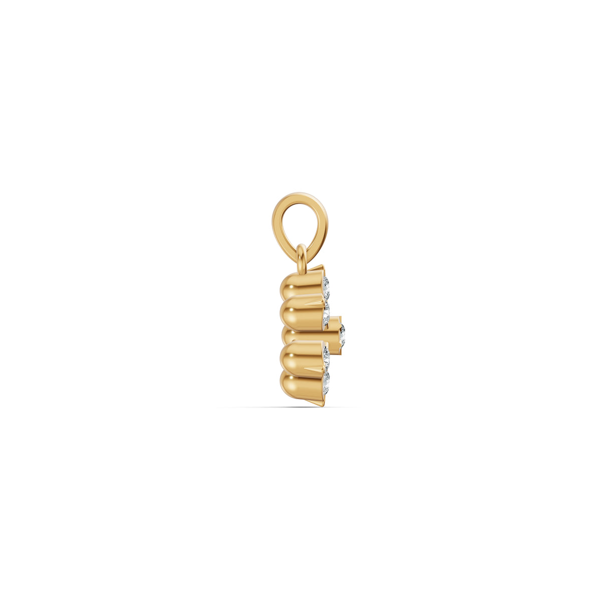 Alluring Floral Diamond Pendant