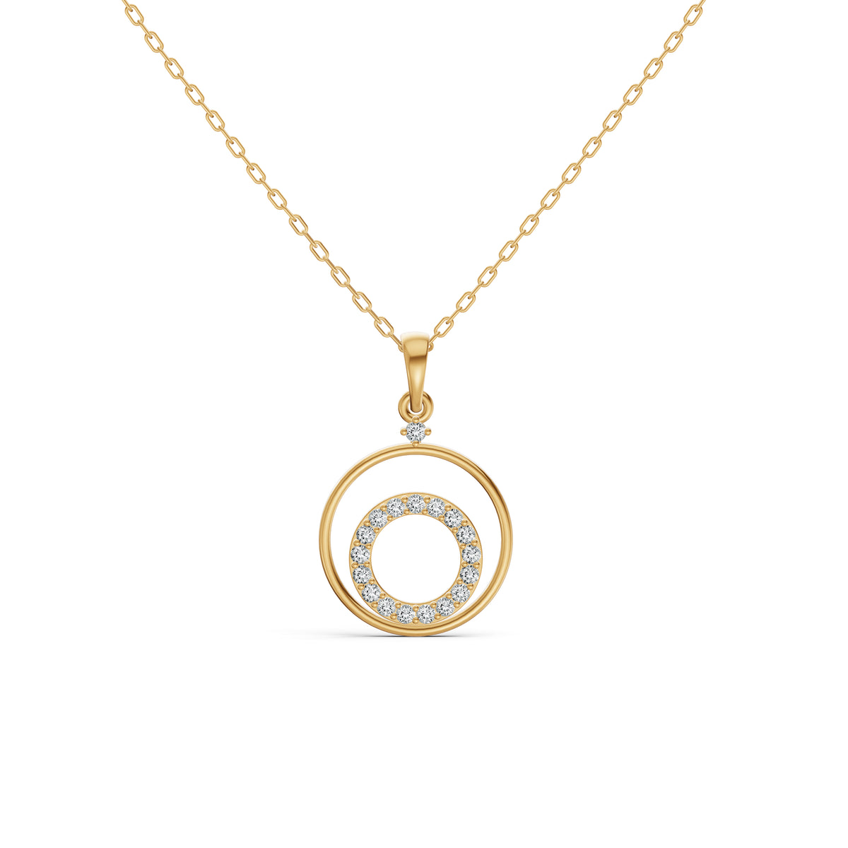 Eternal Circle Diamond Pendant