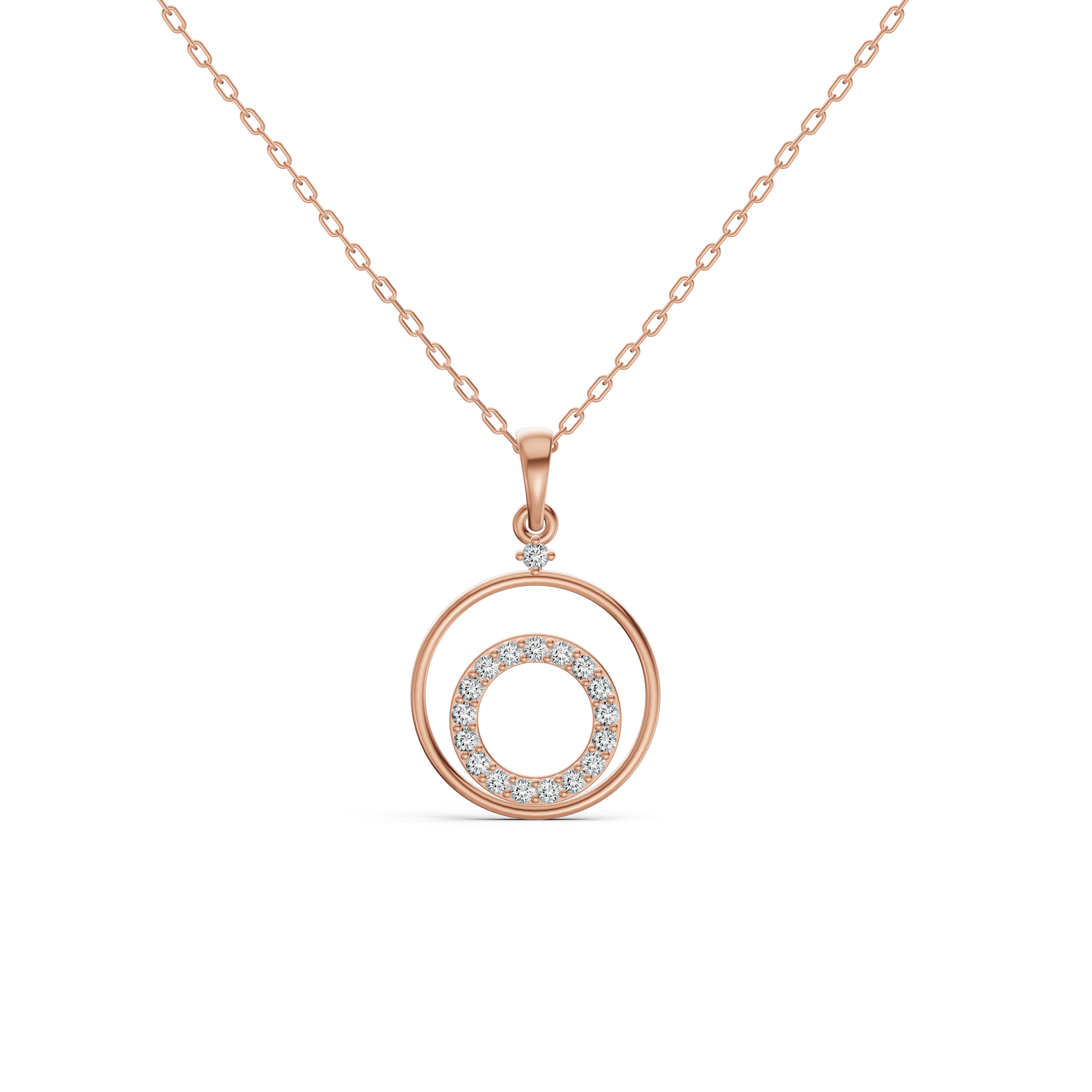Eternal Circle Diamond Pendant