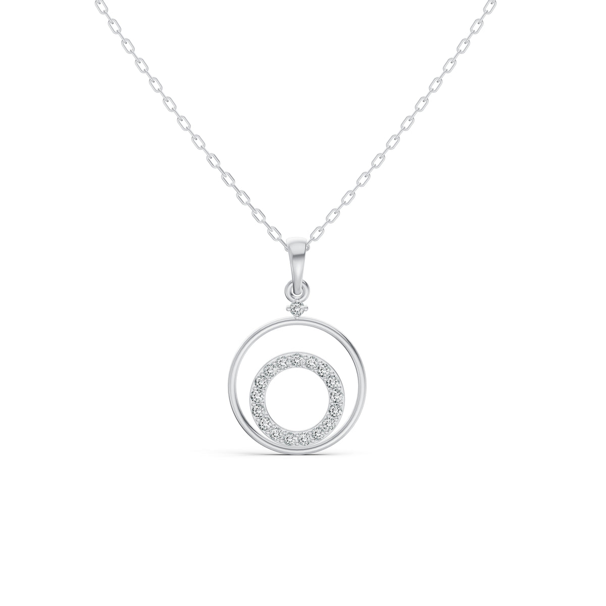 Eternal Circle Diamond Pendant