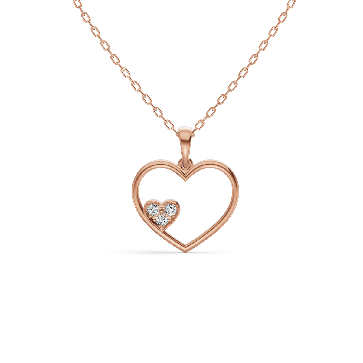 Subtle Pave Diamond Pendant