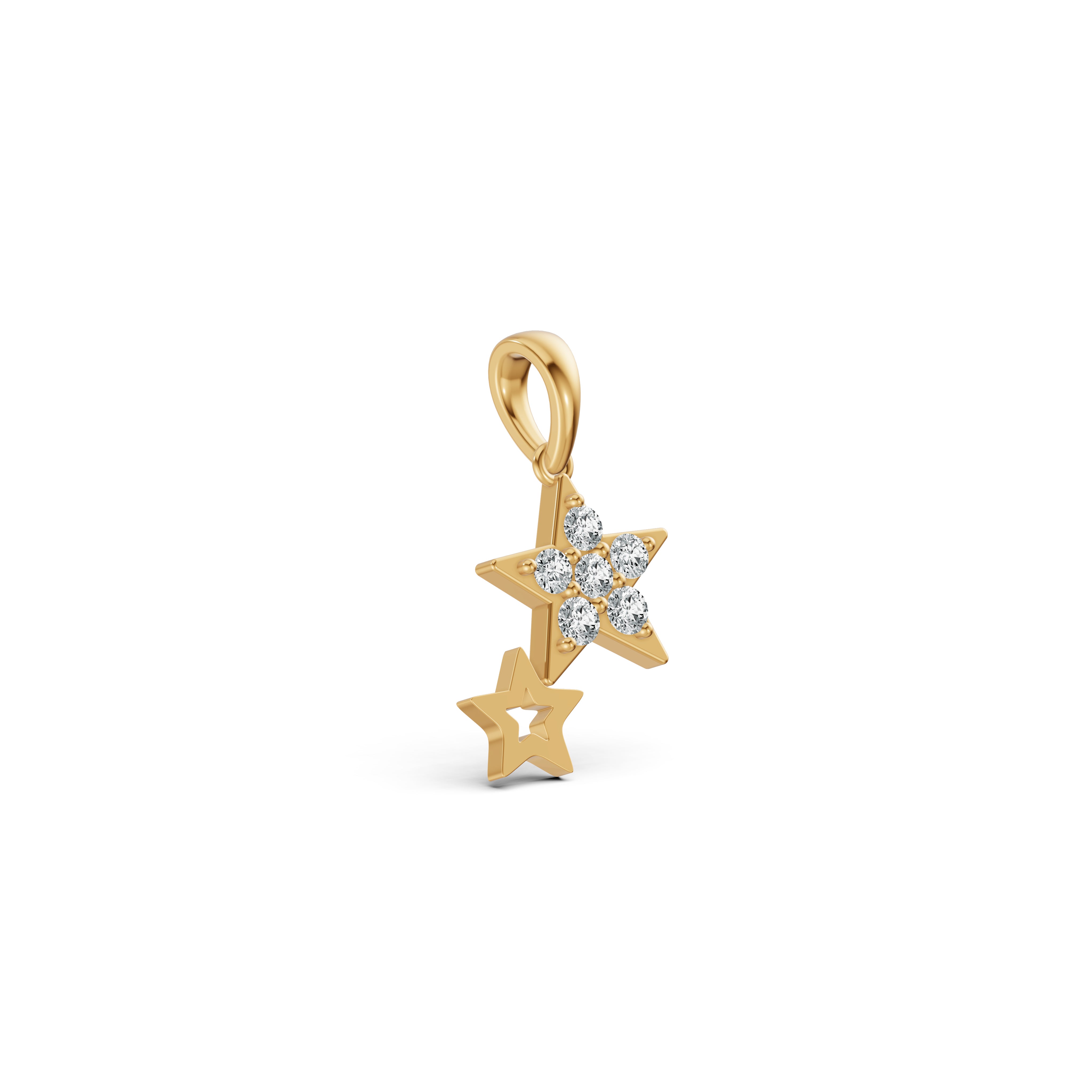 Glinting Star Diamond Pendant