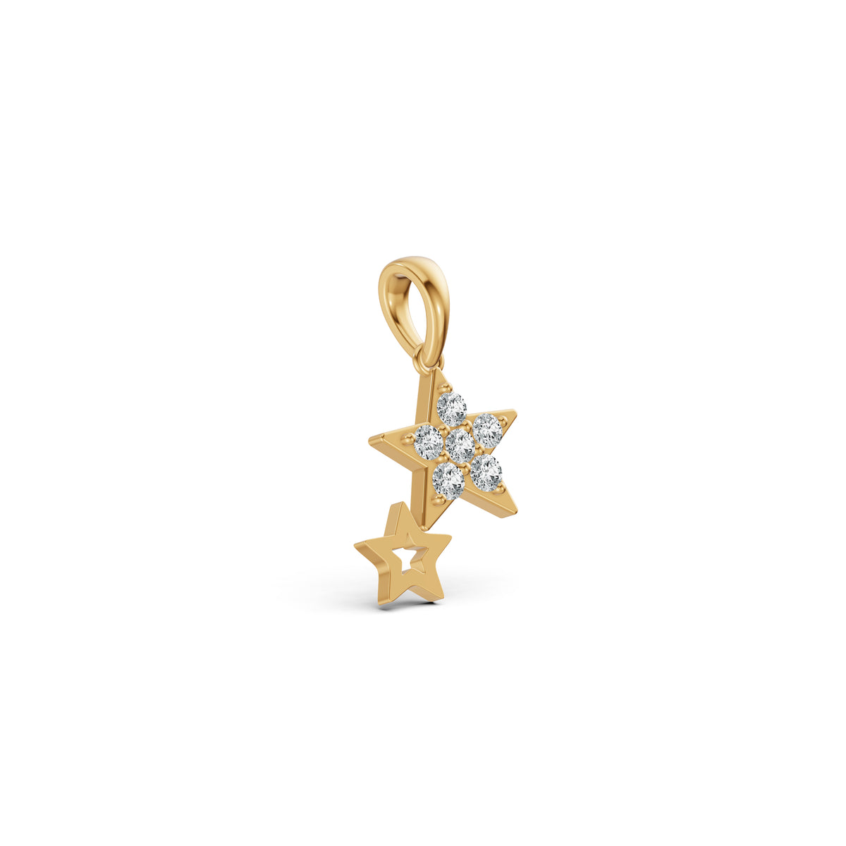 Glinting Star Diamond Pendant