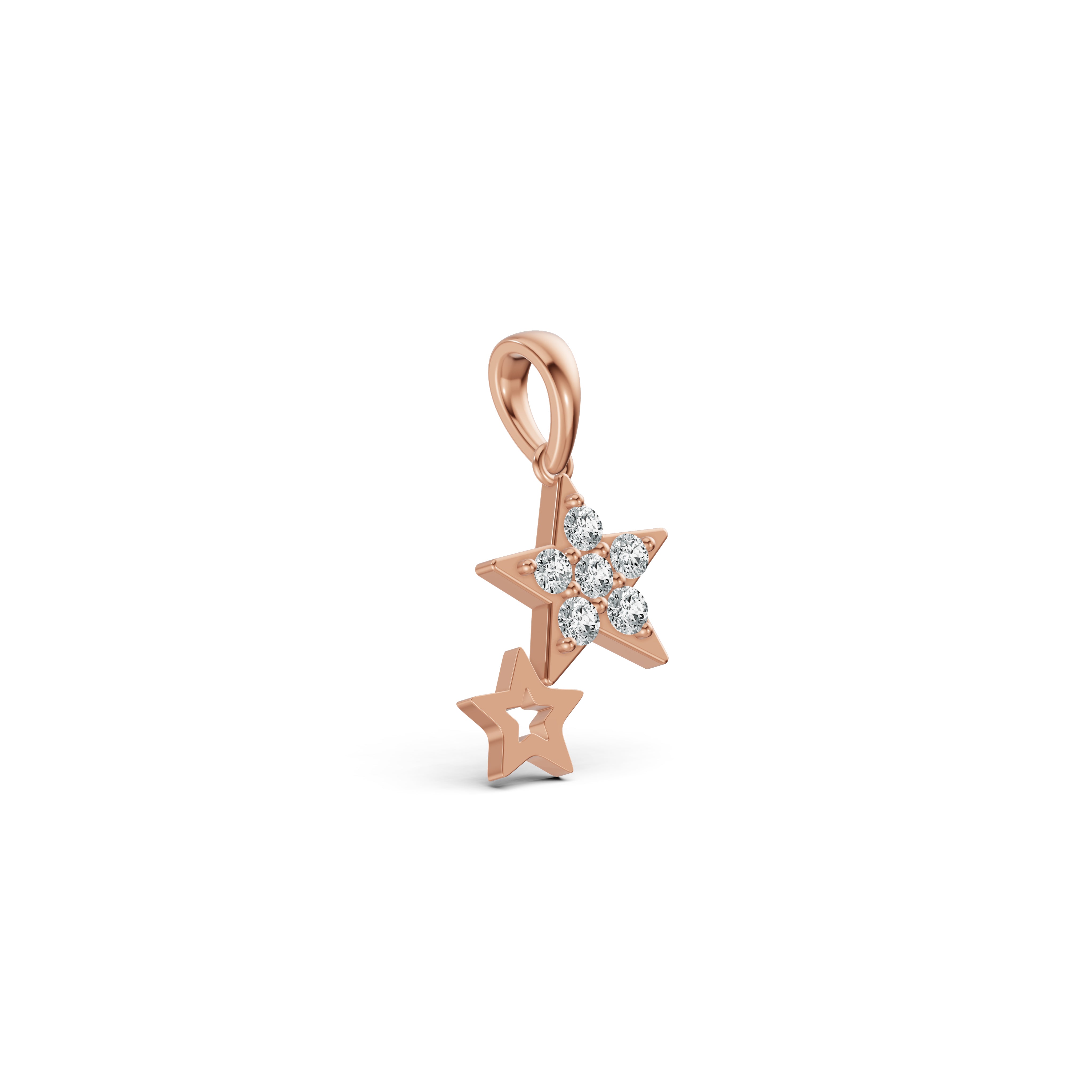 Glinting Star Diamond Pendant
