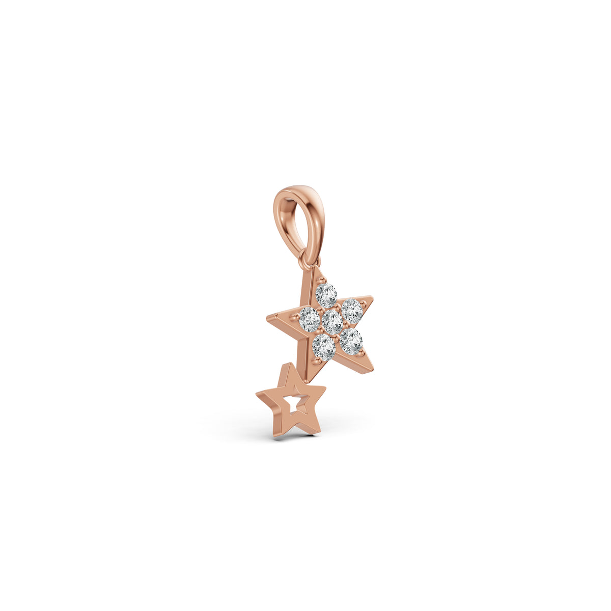 Glinting Star Diamond Pendant
