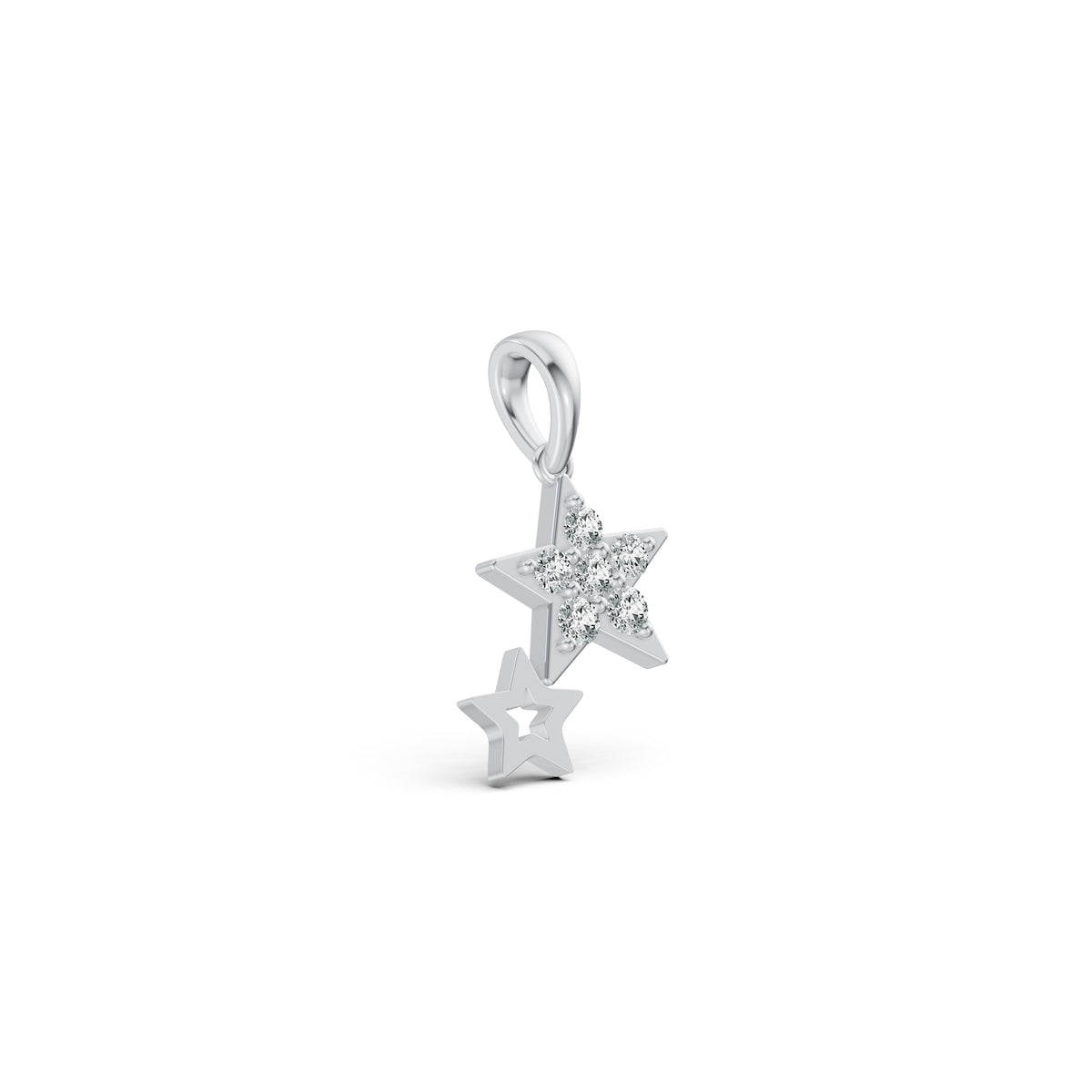 Glinting Star Diamond Pendant