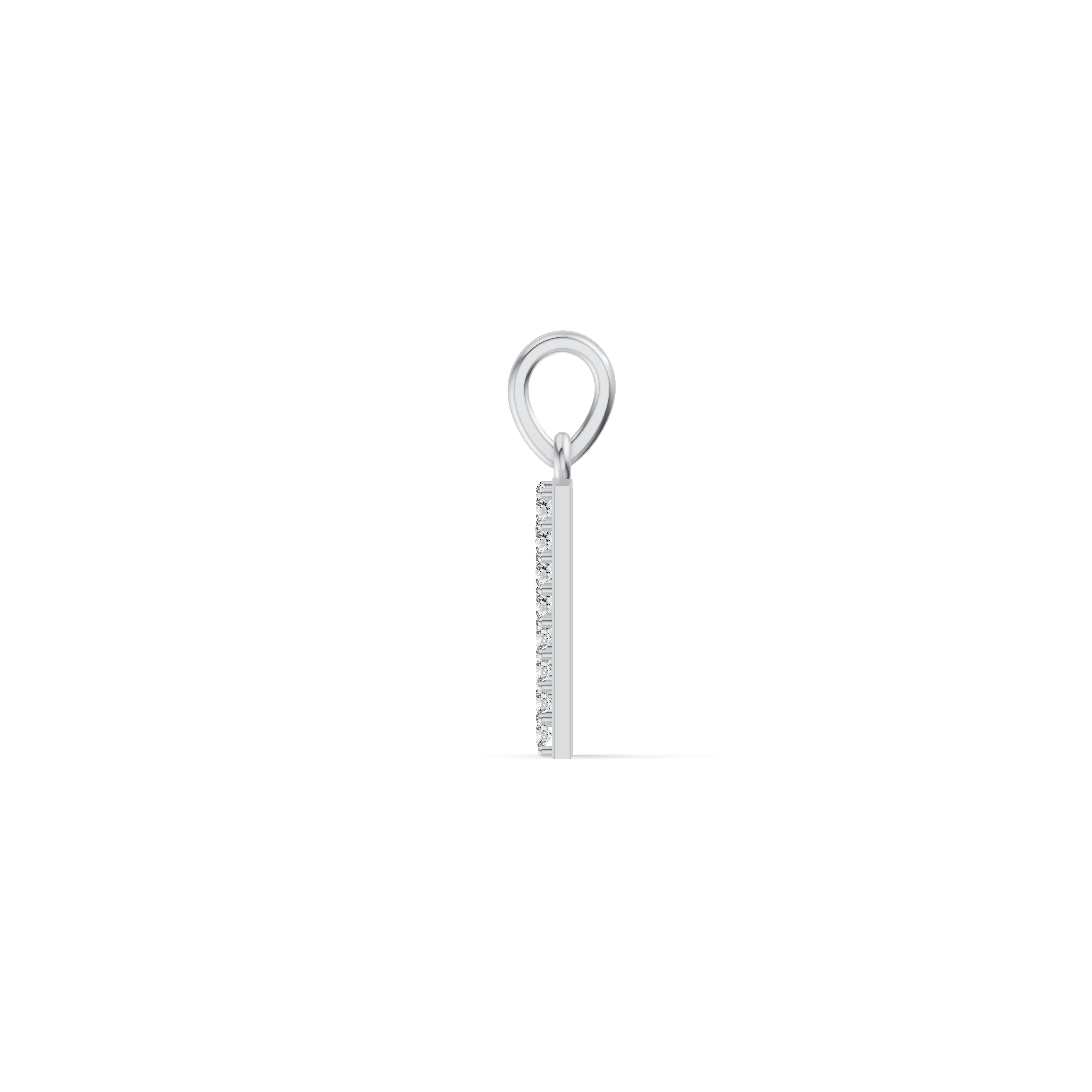 Tamil Initial Diamond Pendant