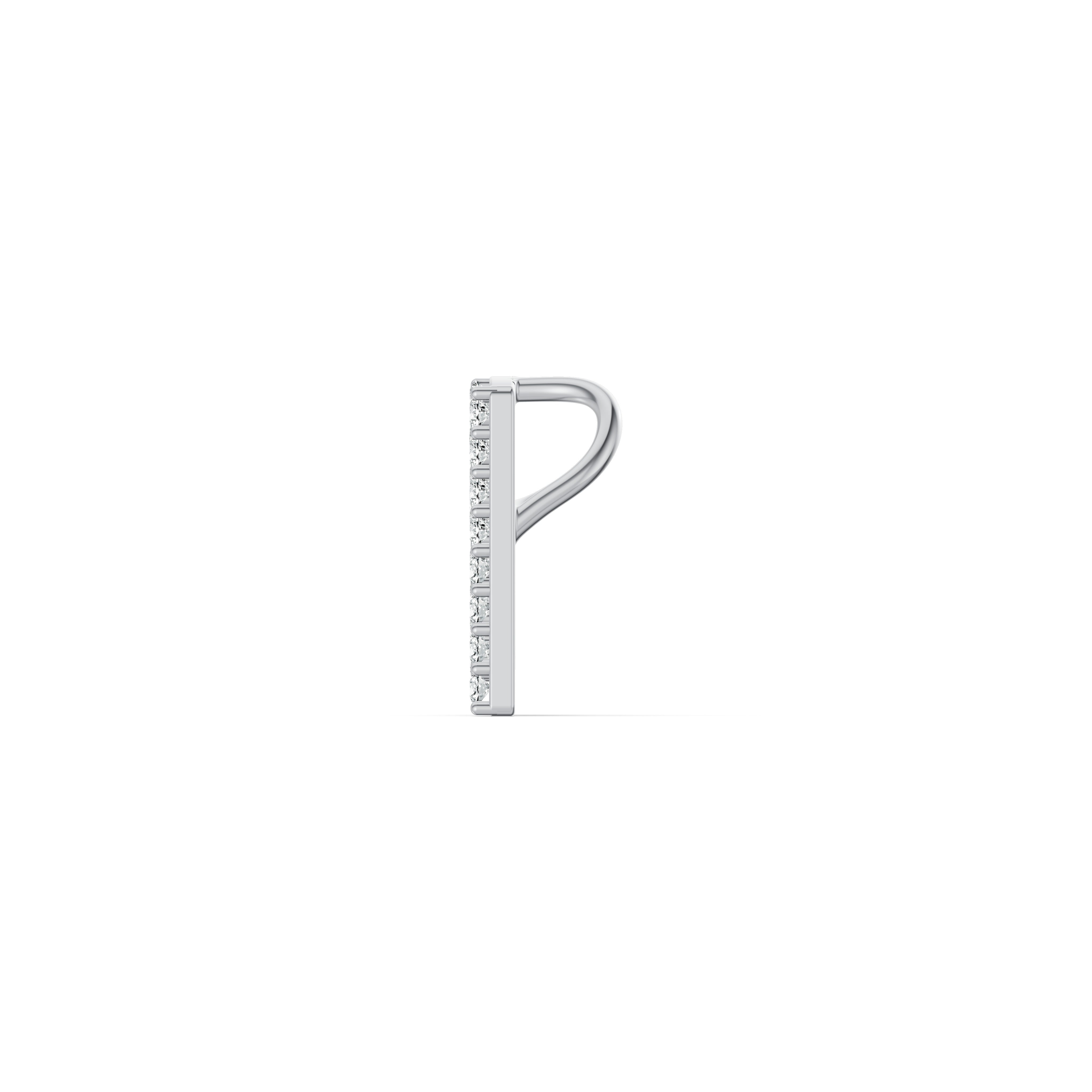 Tamil Initial Diamond Pendant