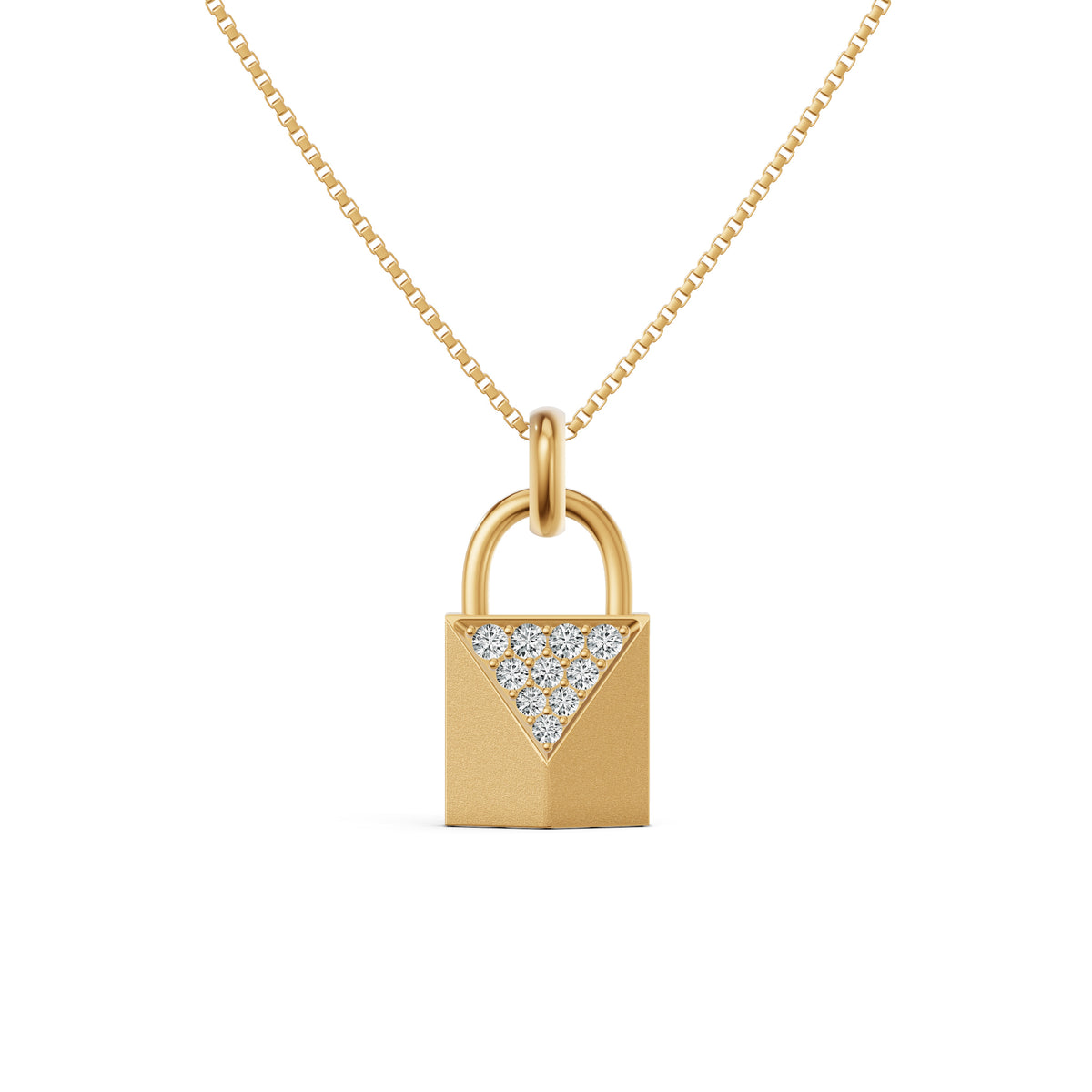 Forever Locked Diamond Pendant