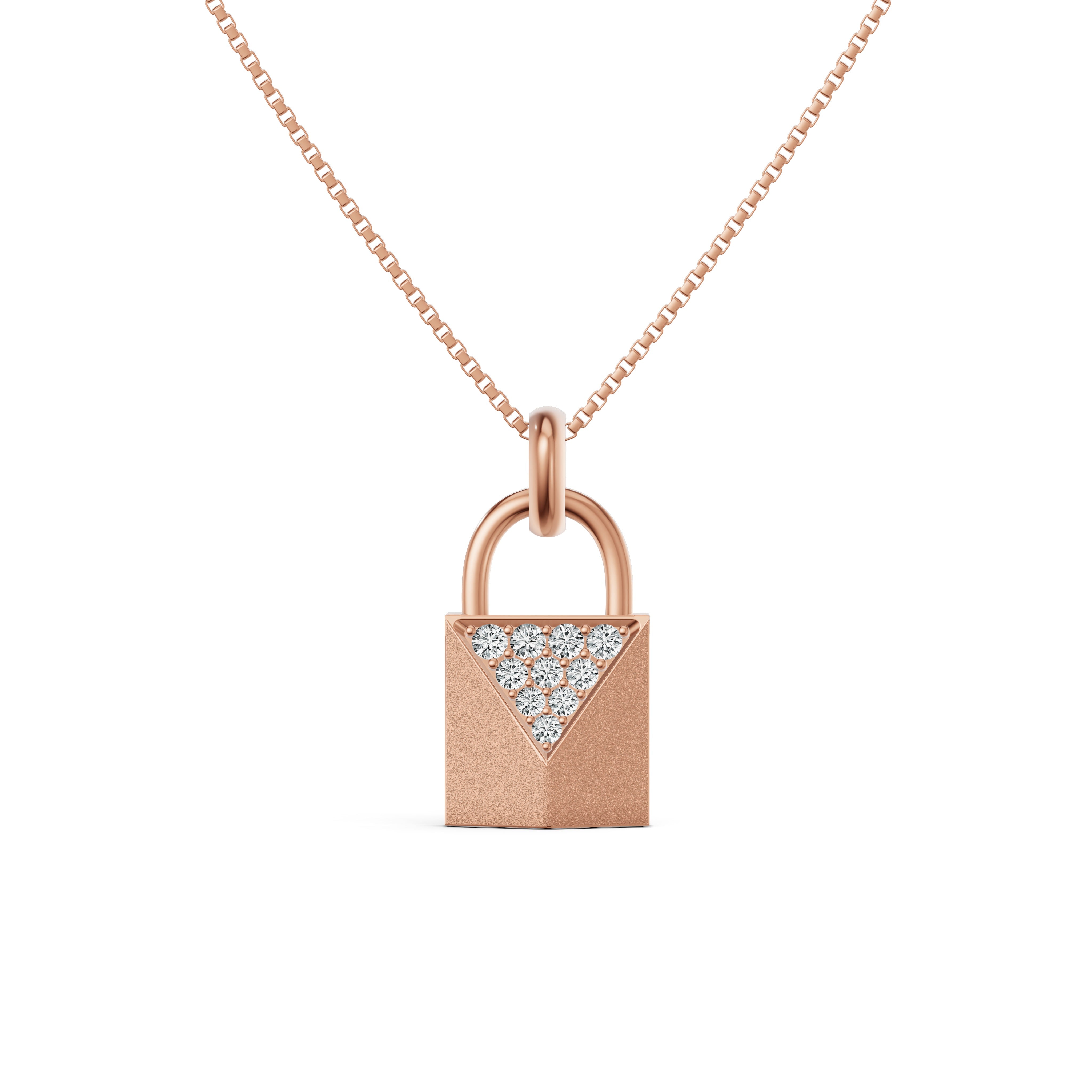 Forever Locked Diamond Pendant