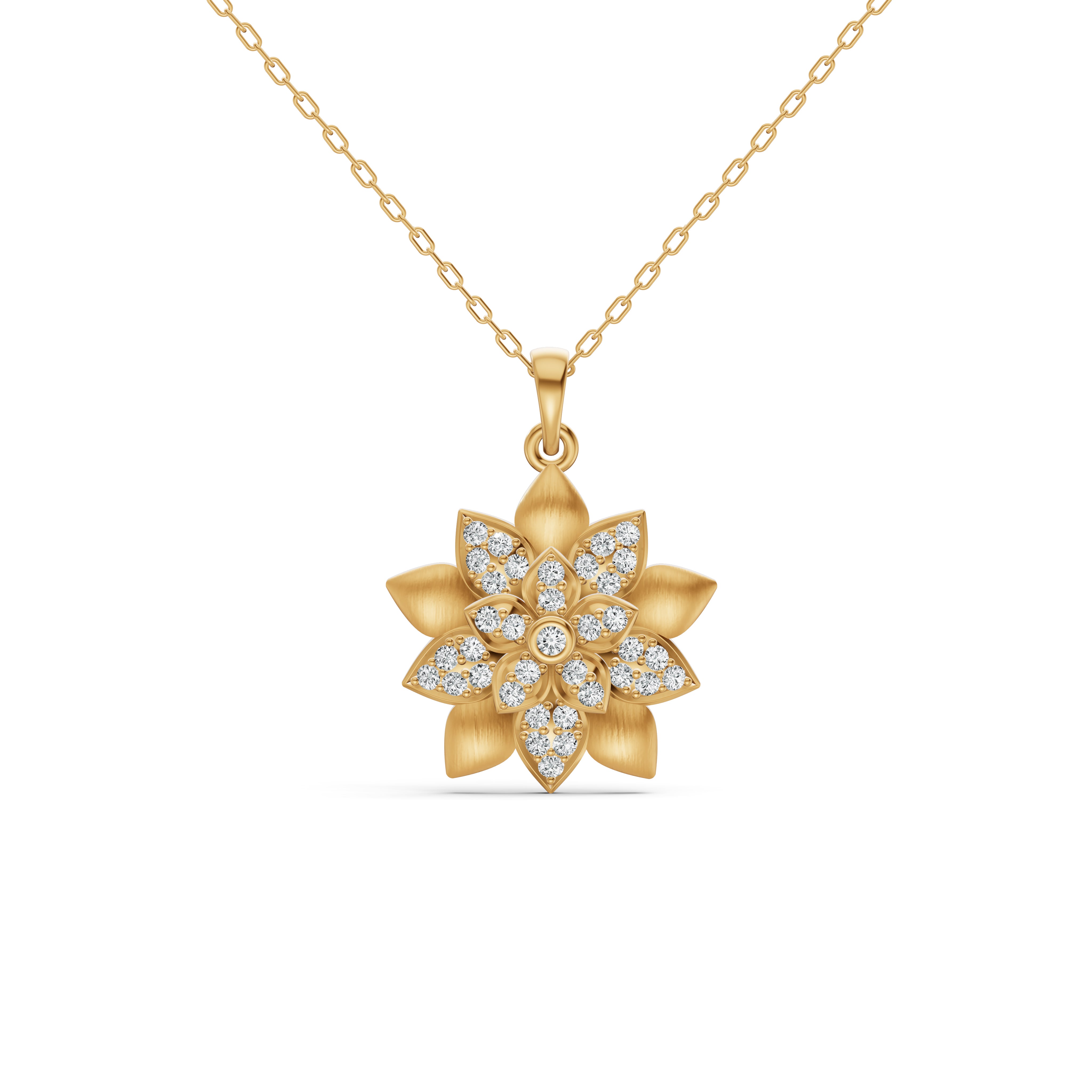 Blossom Bloom Diamond Pendant