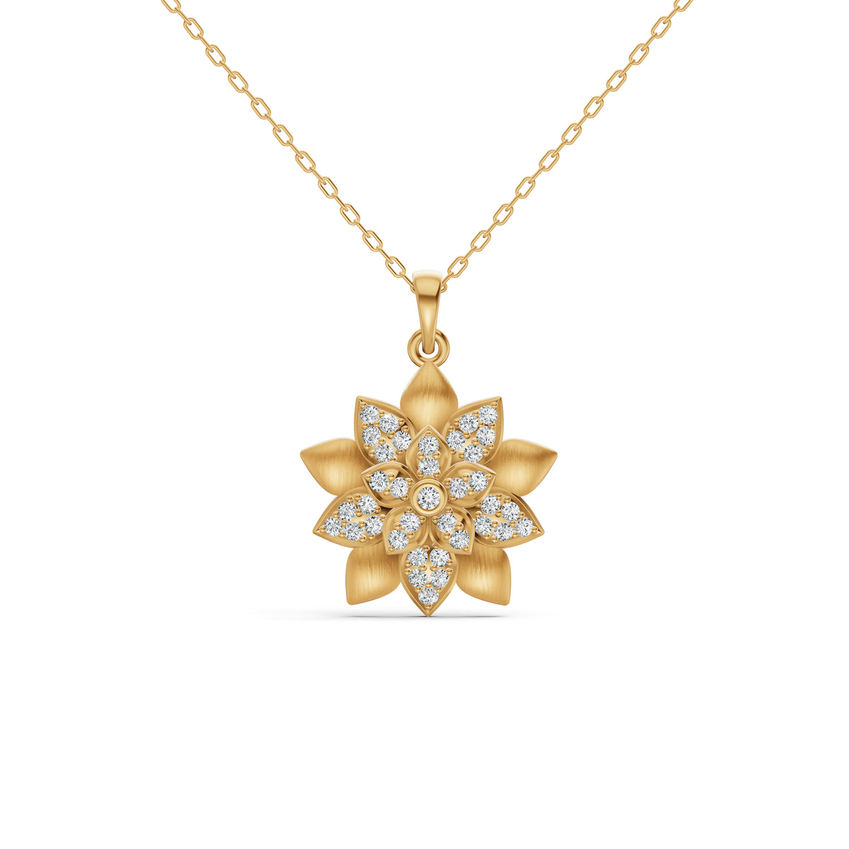 Blossom Bloom Diamond Pendant