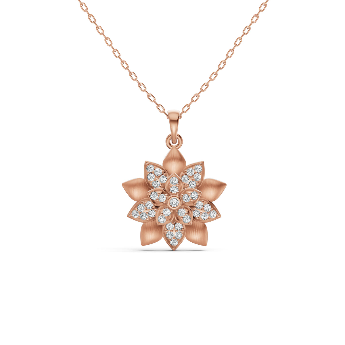 Blossom Bloom Diamond Pendant