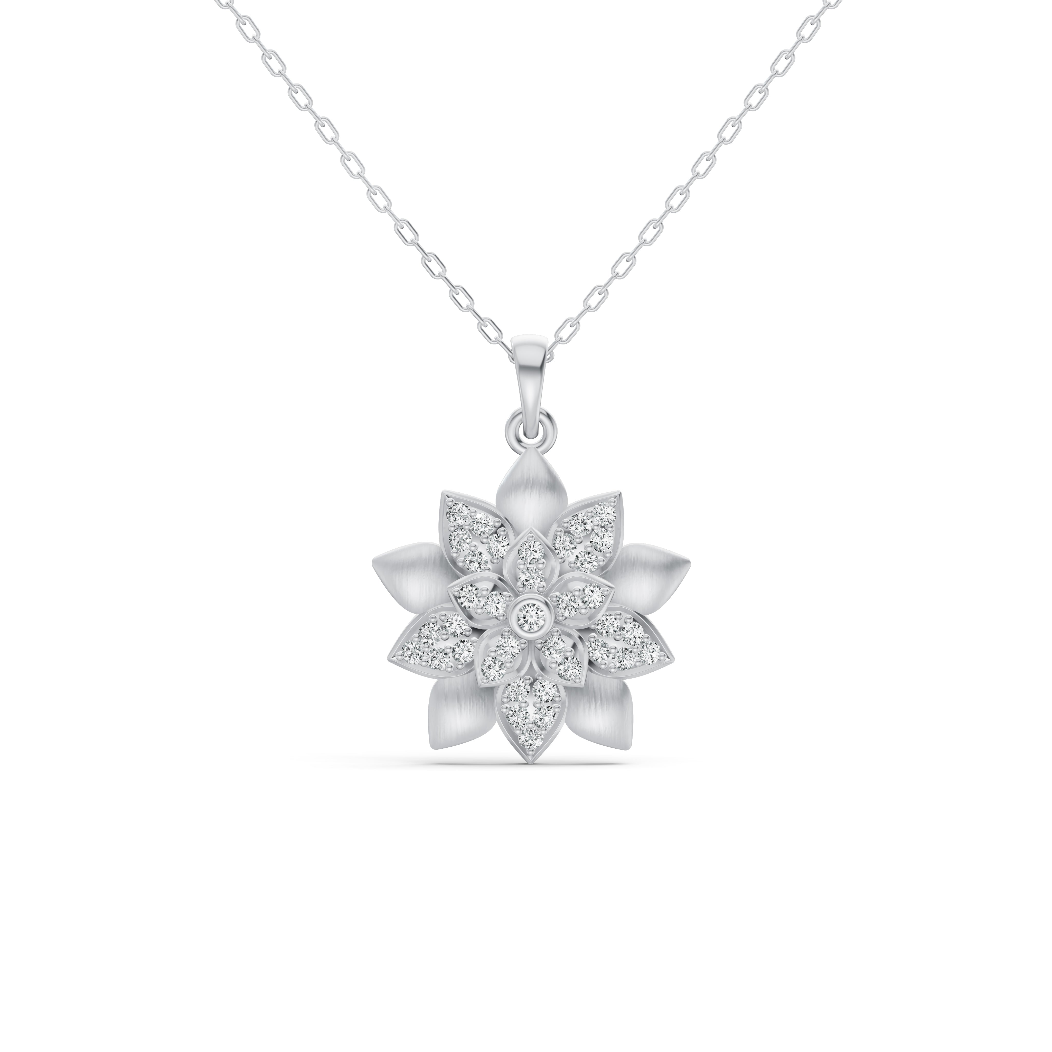Blossom Bloom Diamond Pendant