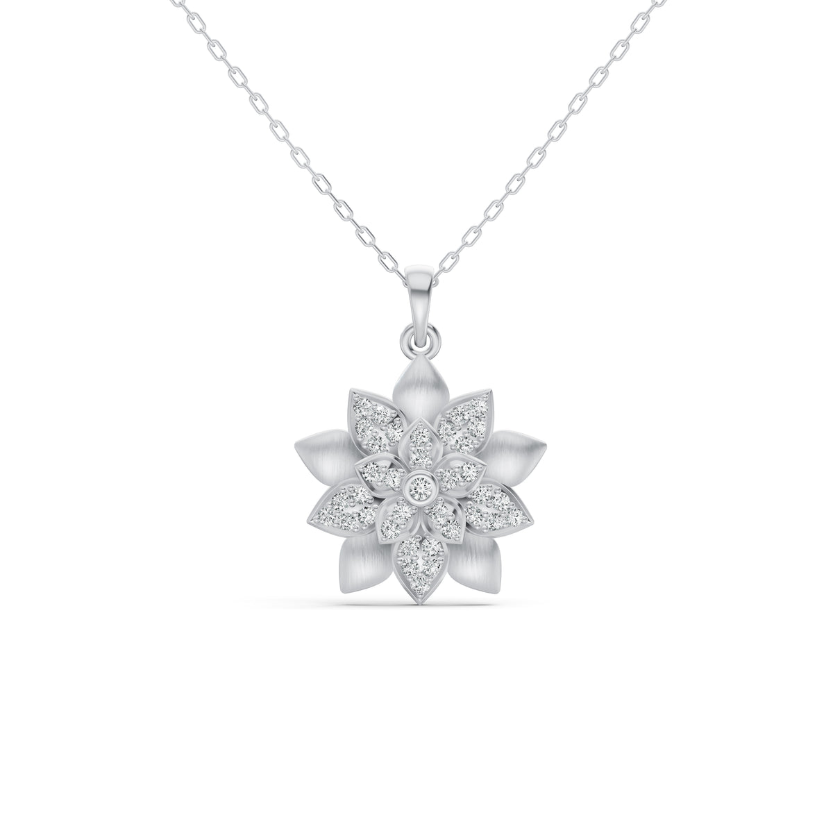Blossom Bloom Diamond Pendant