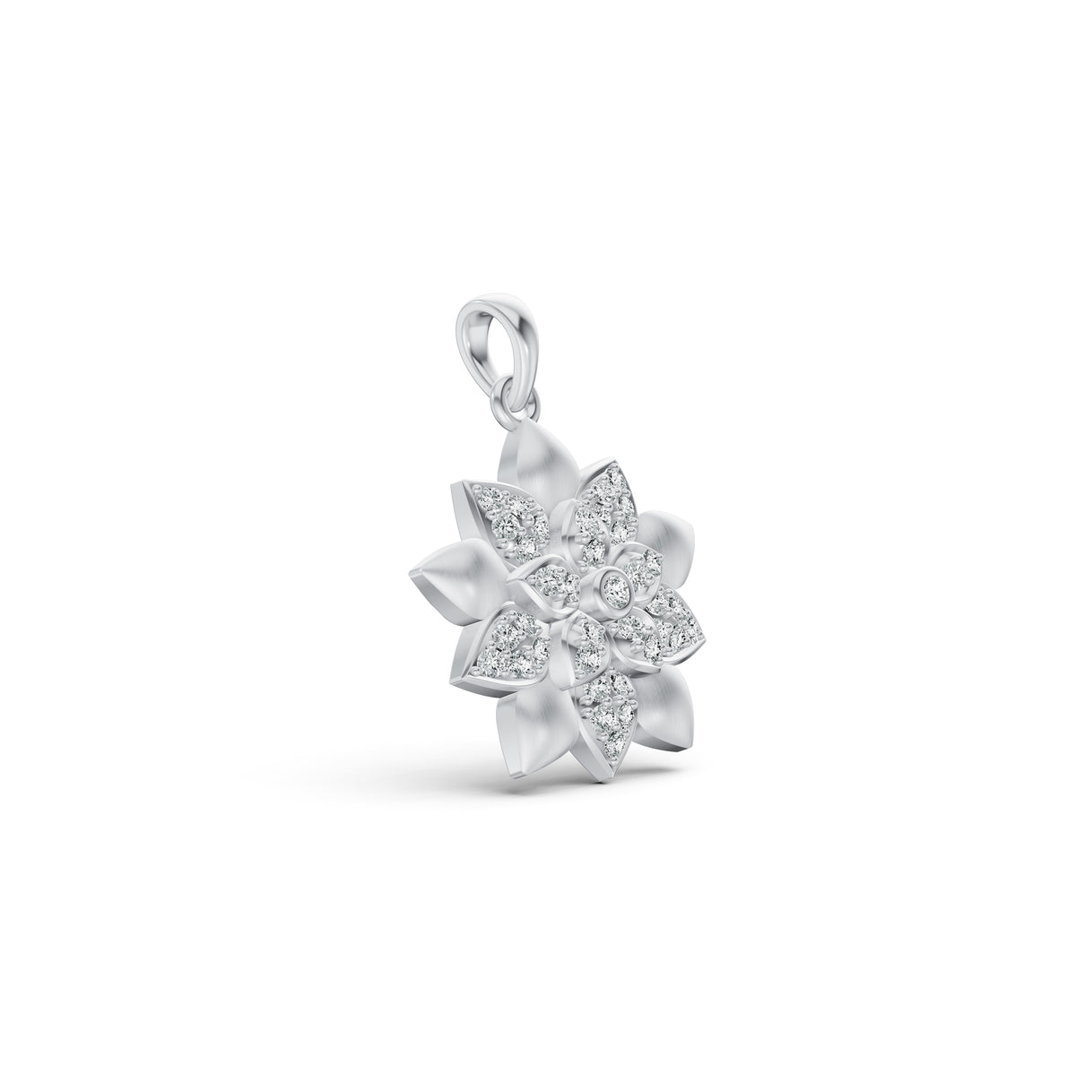 Blossom Bloom Diamond Pendant