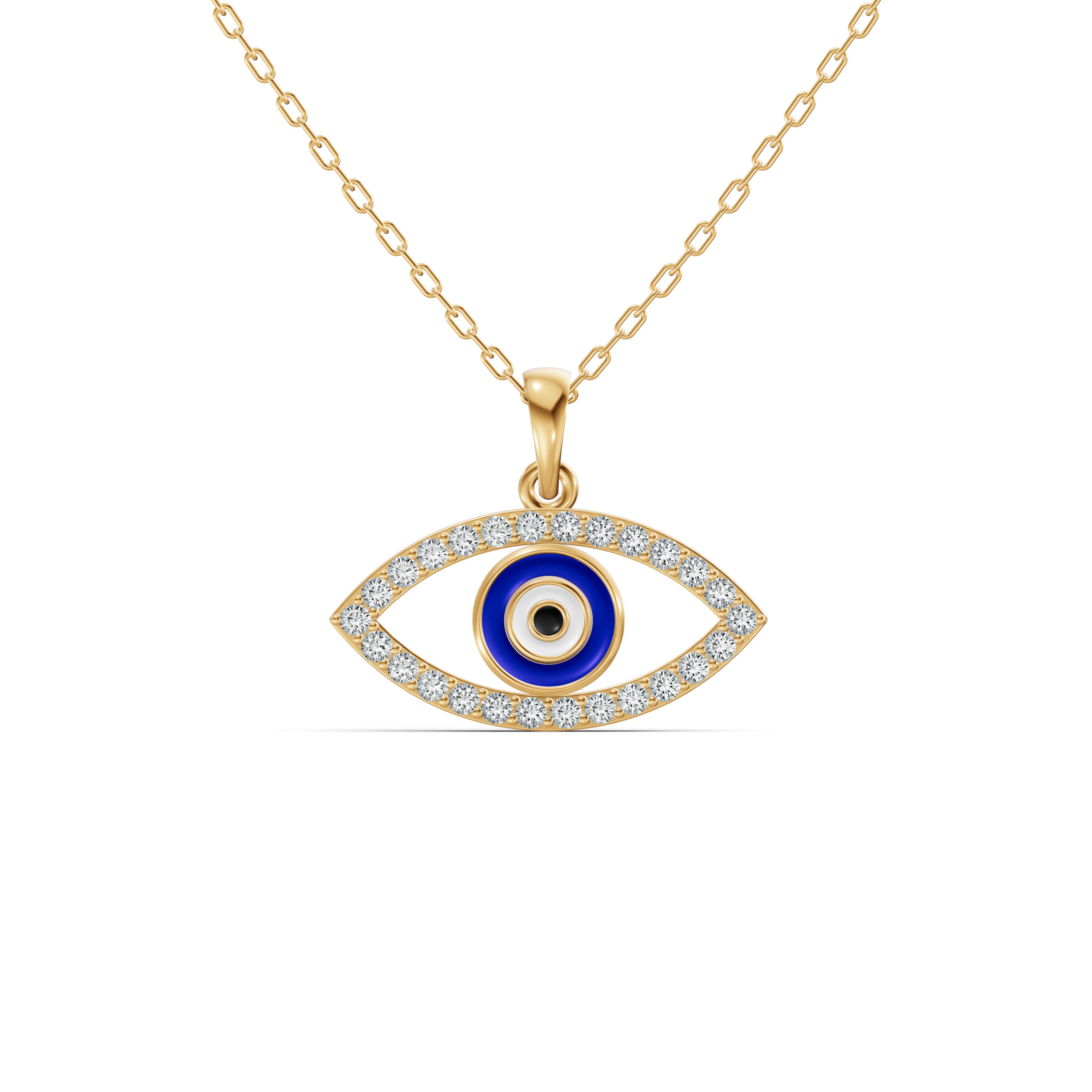 Evil Eye Diamond Pendant