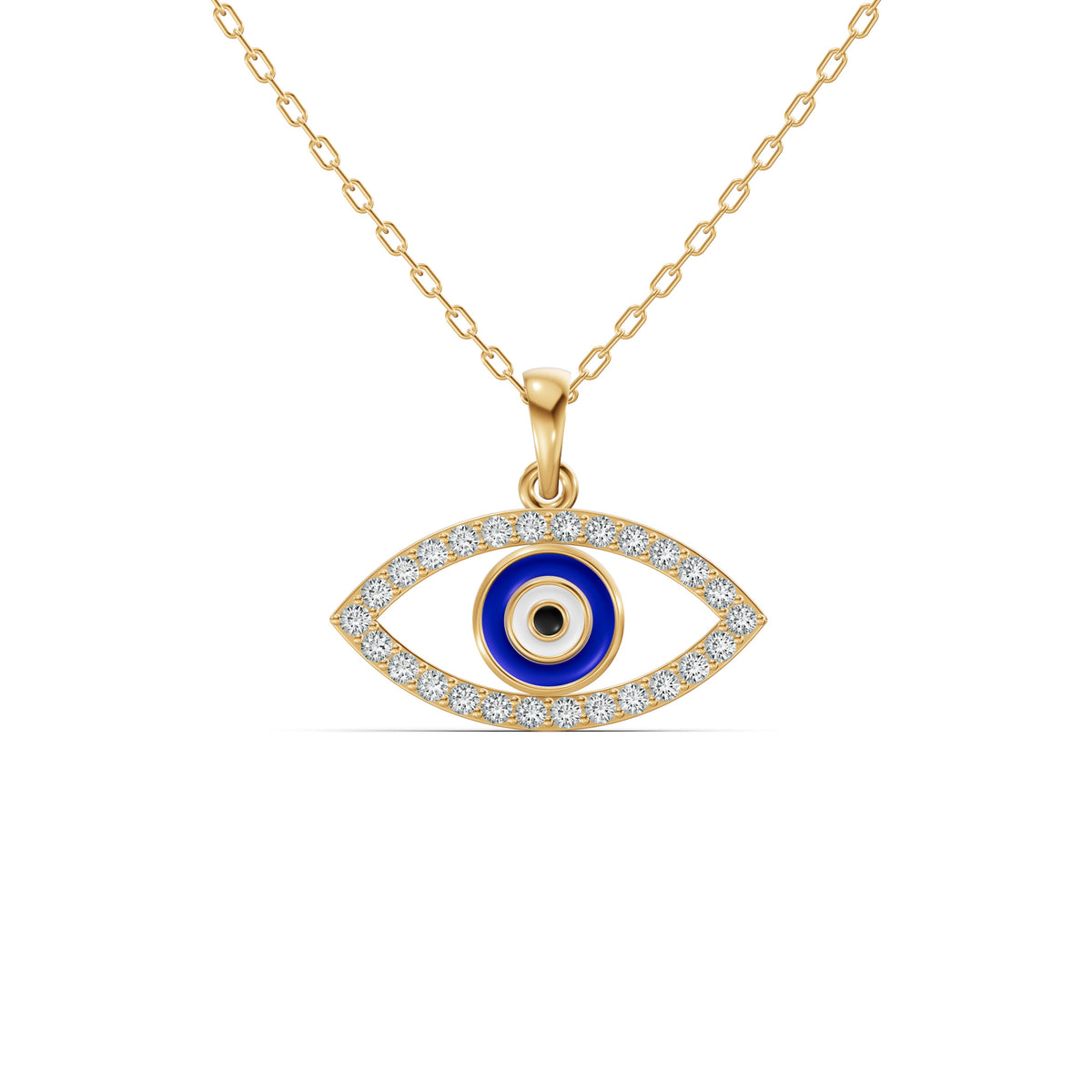 Evil Eye Diamond Pendant