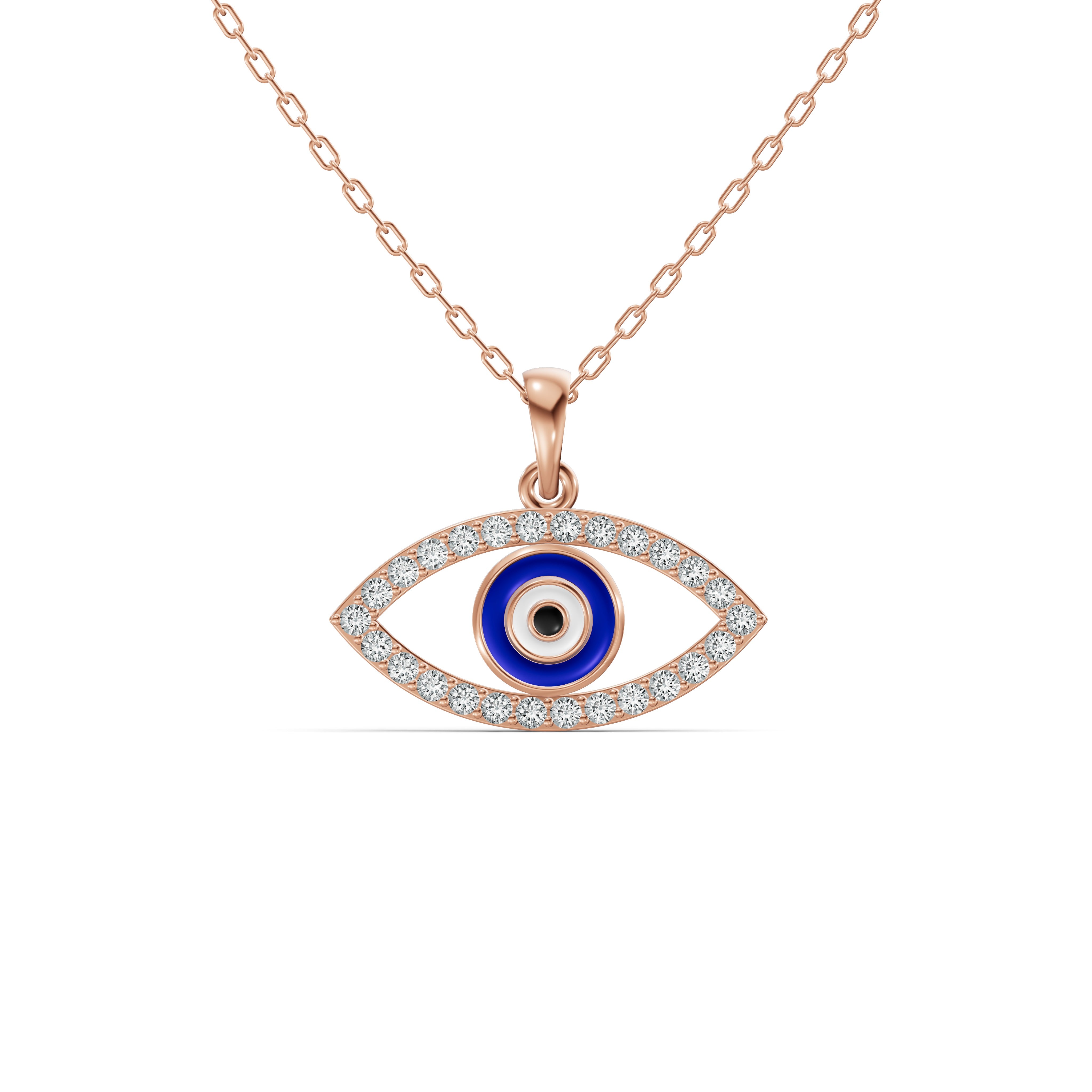Evil Eye Diamond Pendant