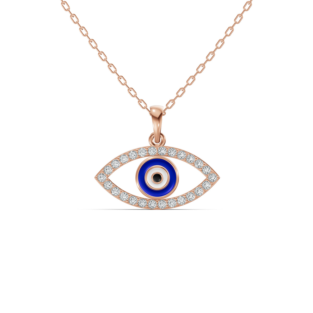 Evil Eye Diamond Pendant